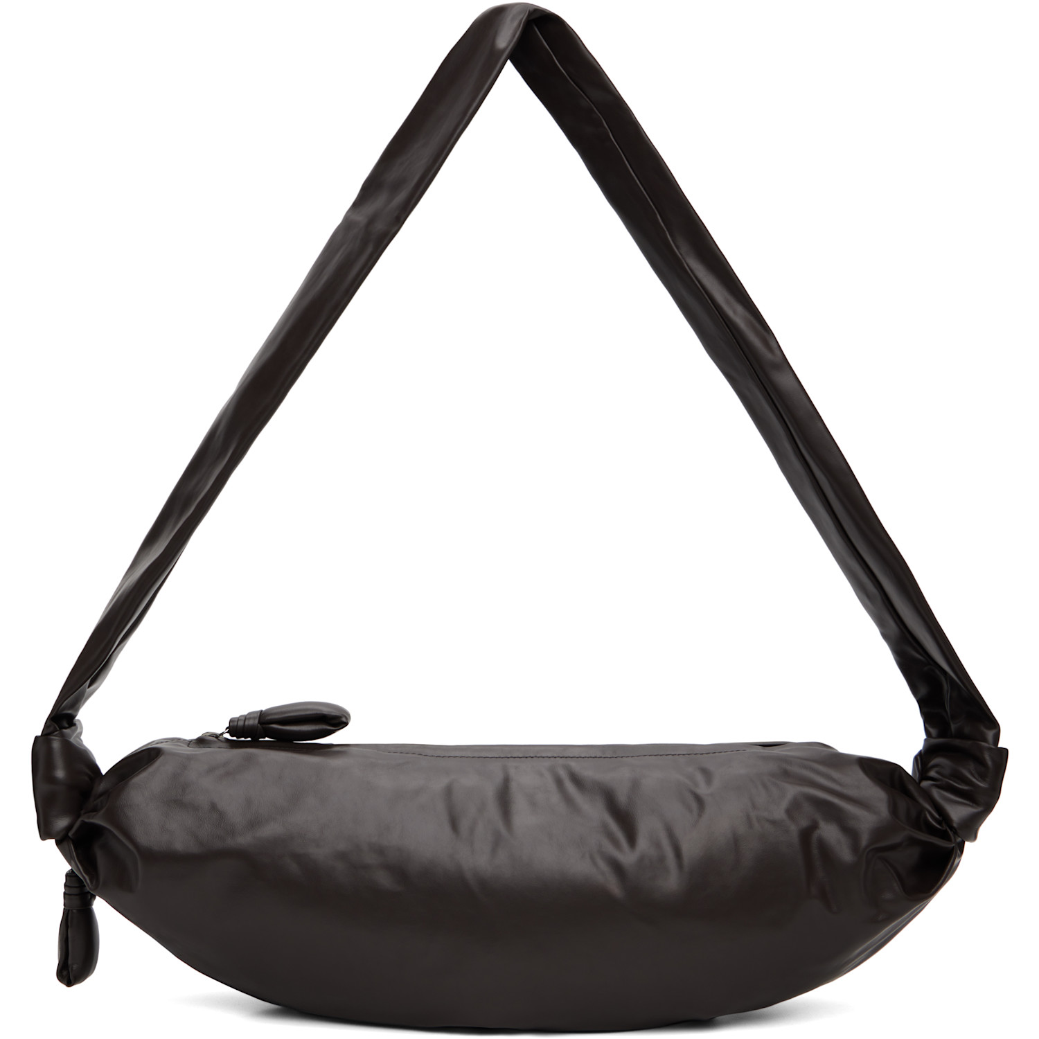 LEMAIRE Brown Medium Soft Croissant Bag