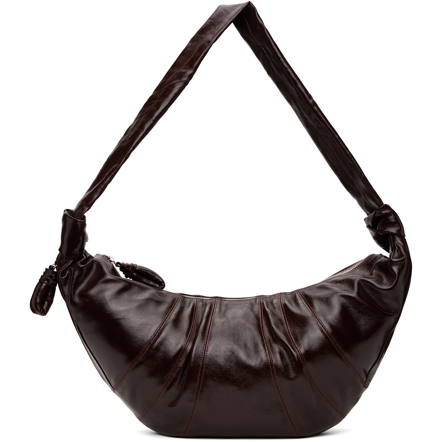 LEMAIRE Brown Large Croissant Bag