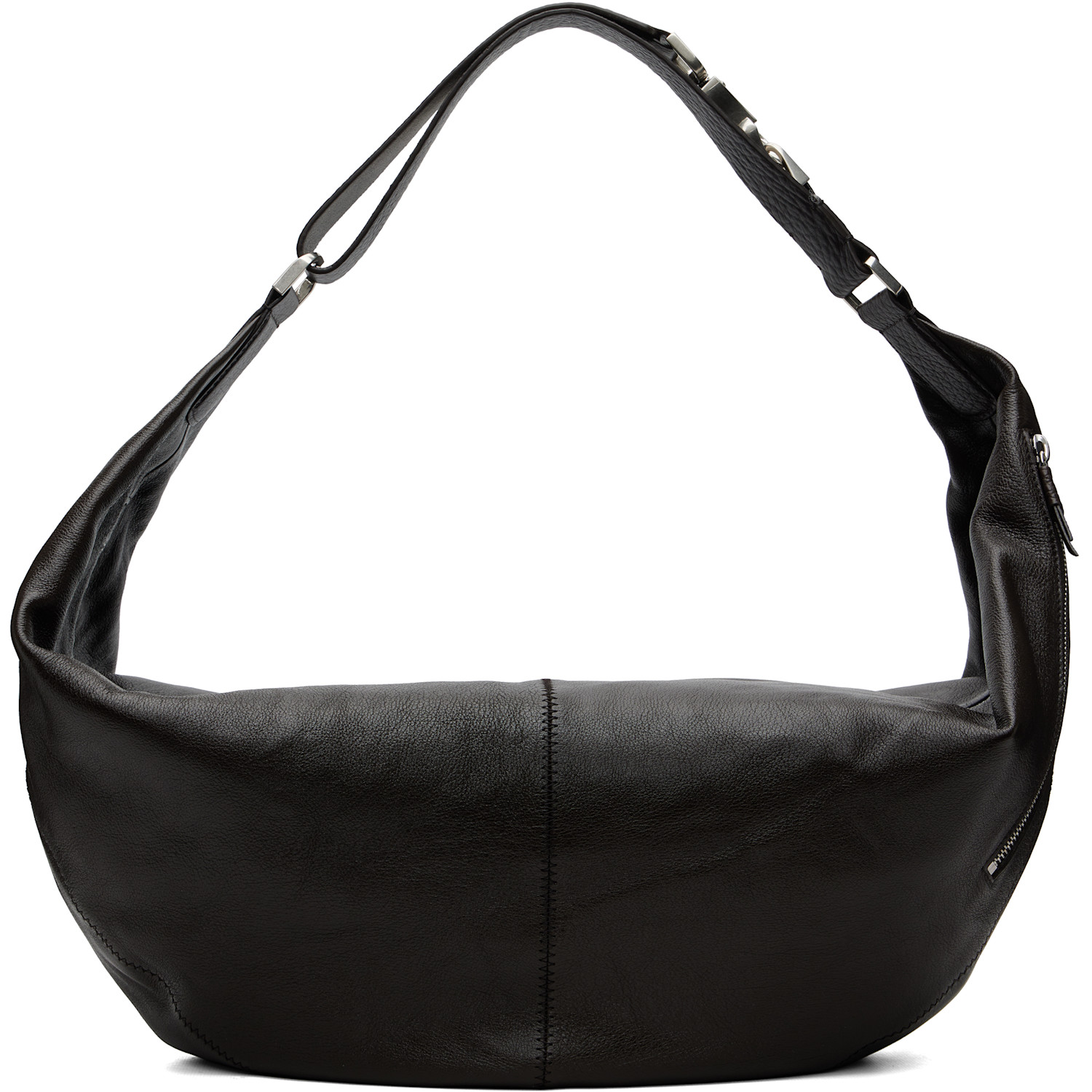 LEMAIRE Brown Large Quiver Clip Bag