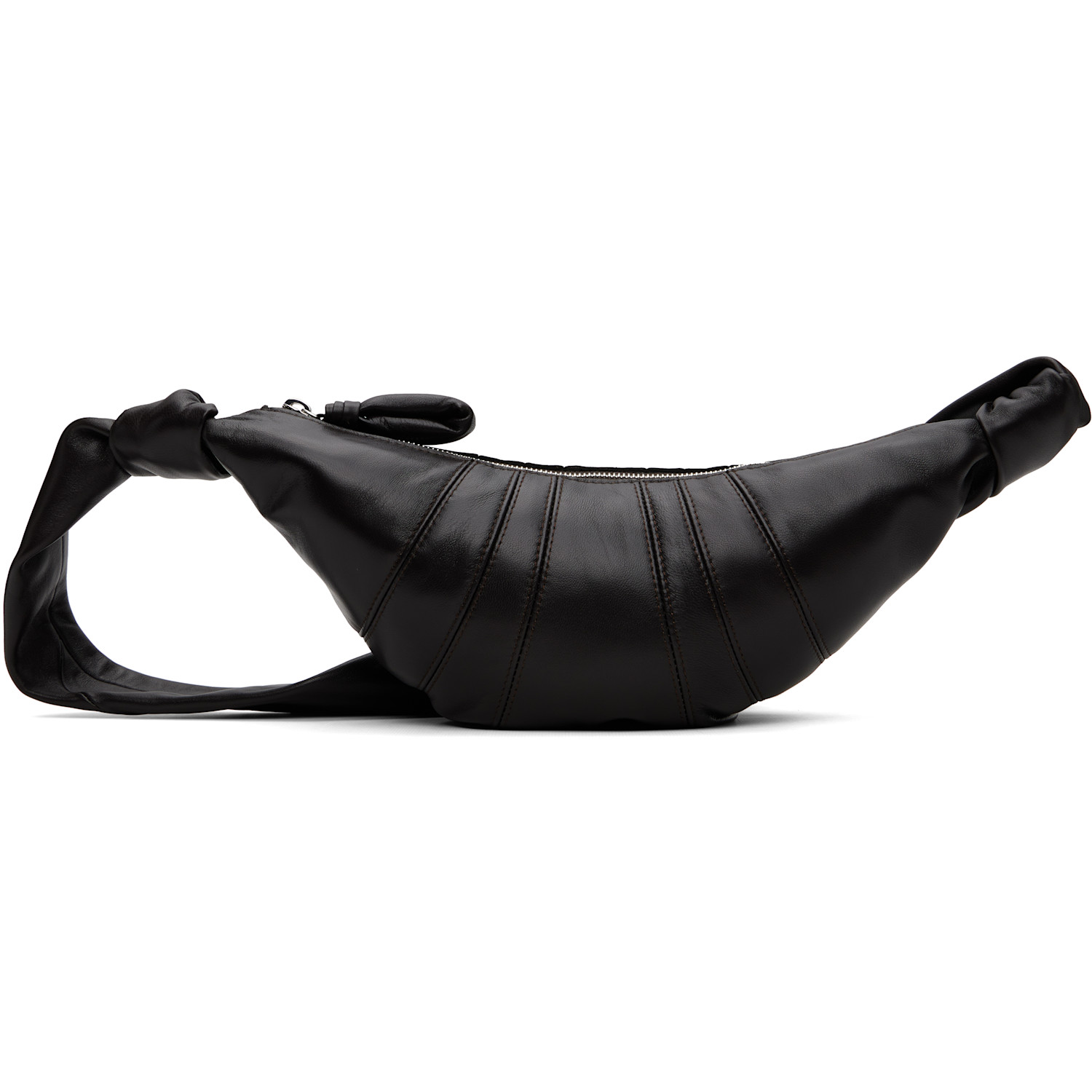 LEMAIRE Brown Small Croissant Leather Bag