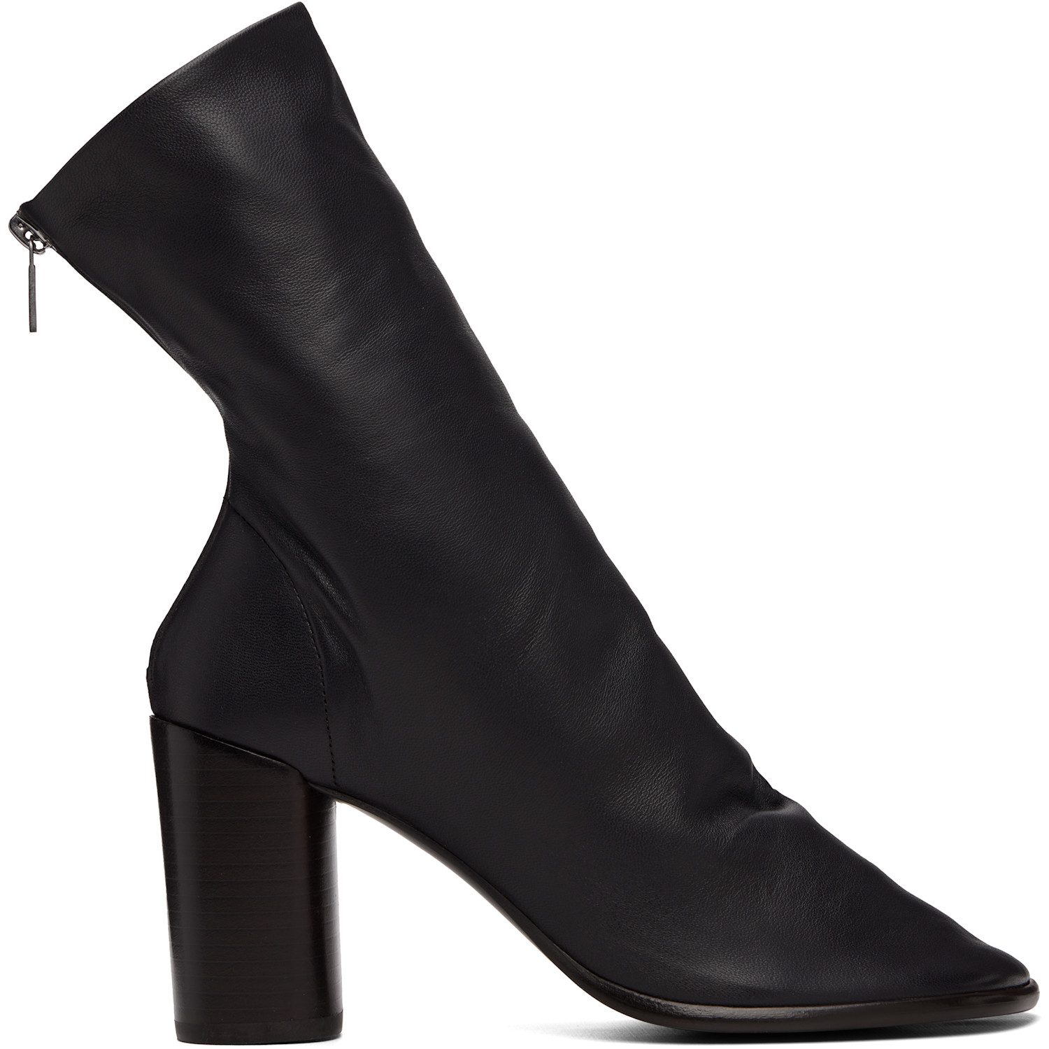LEMAIRE Black Glove Ankle Boots