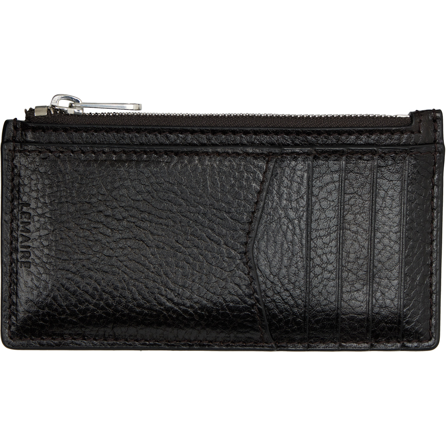LEMAIRE Brown Gear Card Holder