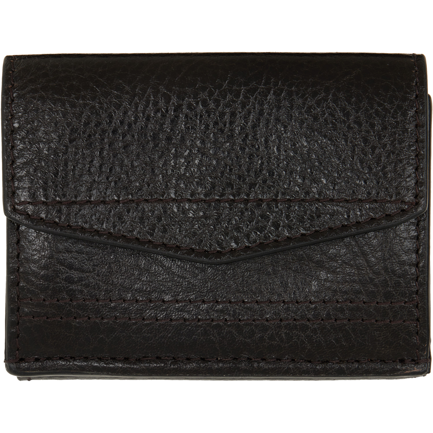 LEMAIRE Brown Gear Trifold Leather Wallet