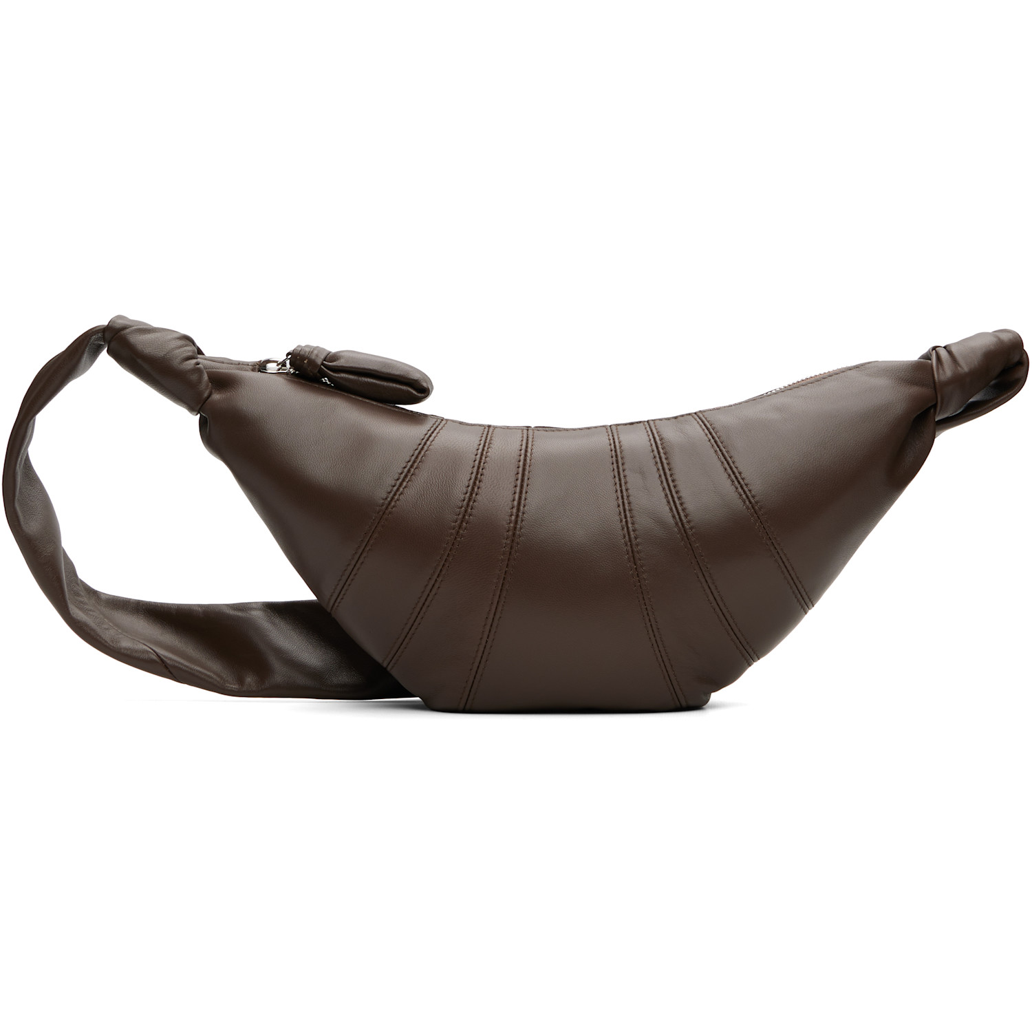 LEMAIRE Brown Small Croissant Bag
