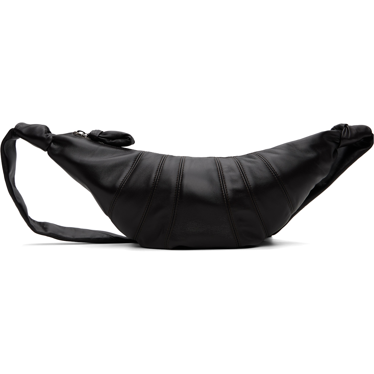 LEMAIRE Brown Medium Croissant Leather Bag