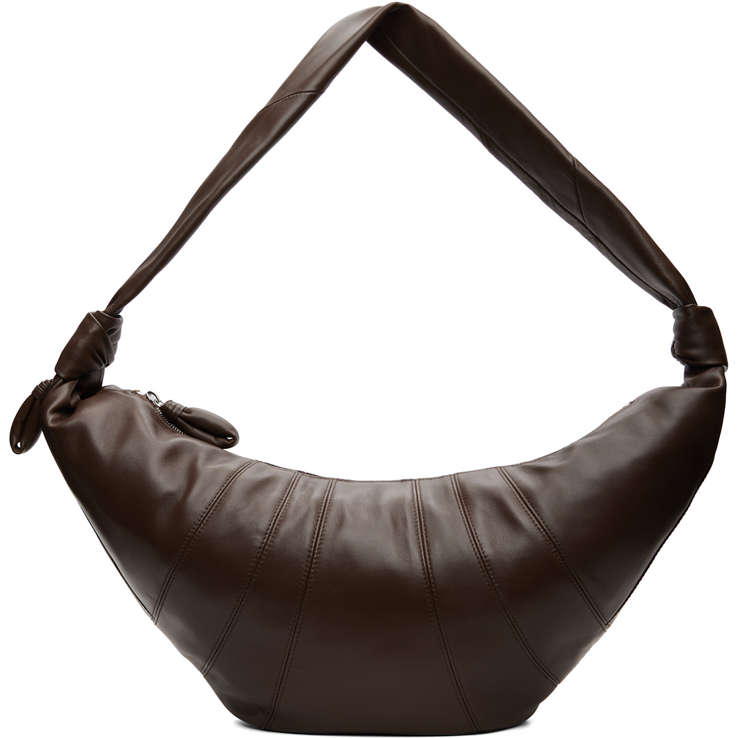 LEMAIRE Brown Large Croissant Bag
