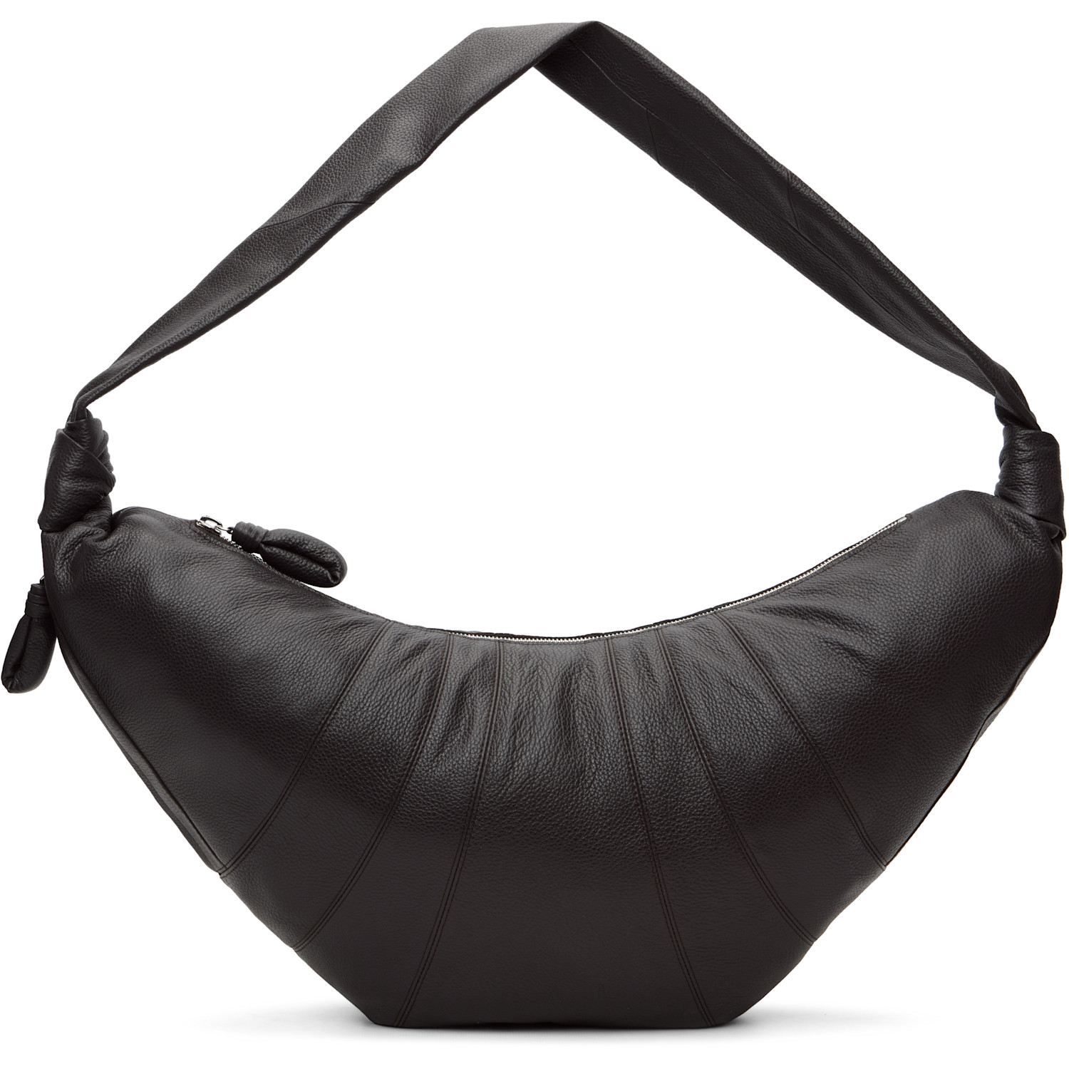 LEMAIRE Brown Large Croissant Bag