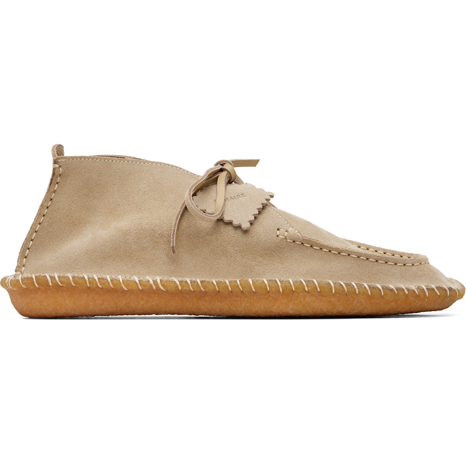 LEMAIRE Beige Reversed Suede Leather Desert Boots