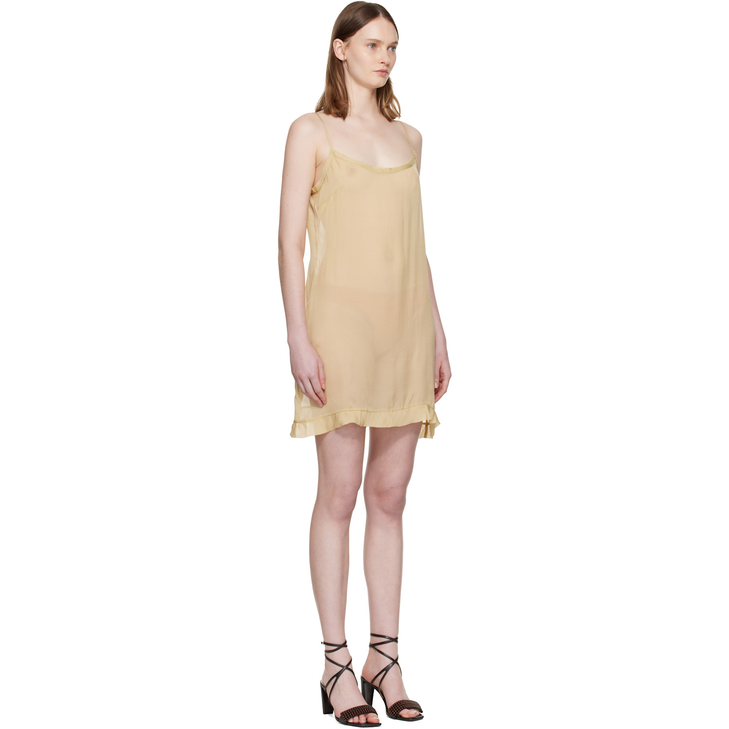  Paloma Wool Beige Enos Minidress 