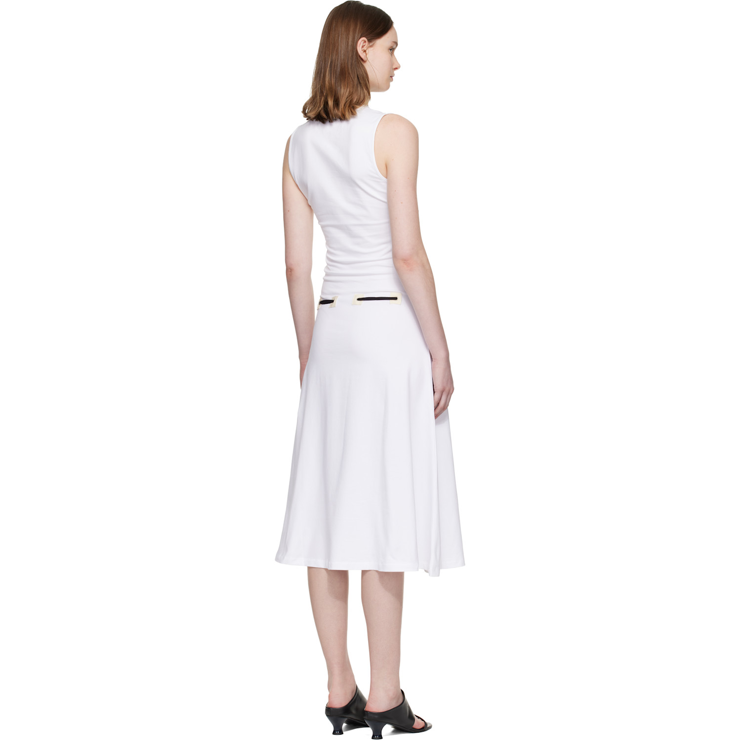  Paloma Wool White Suni Midi Dress 