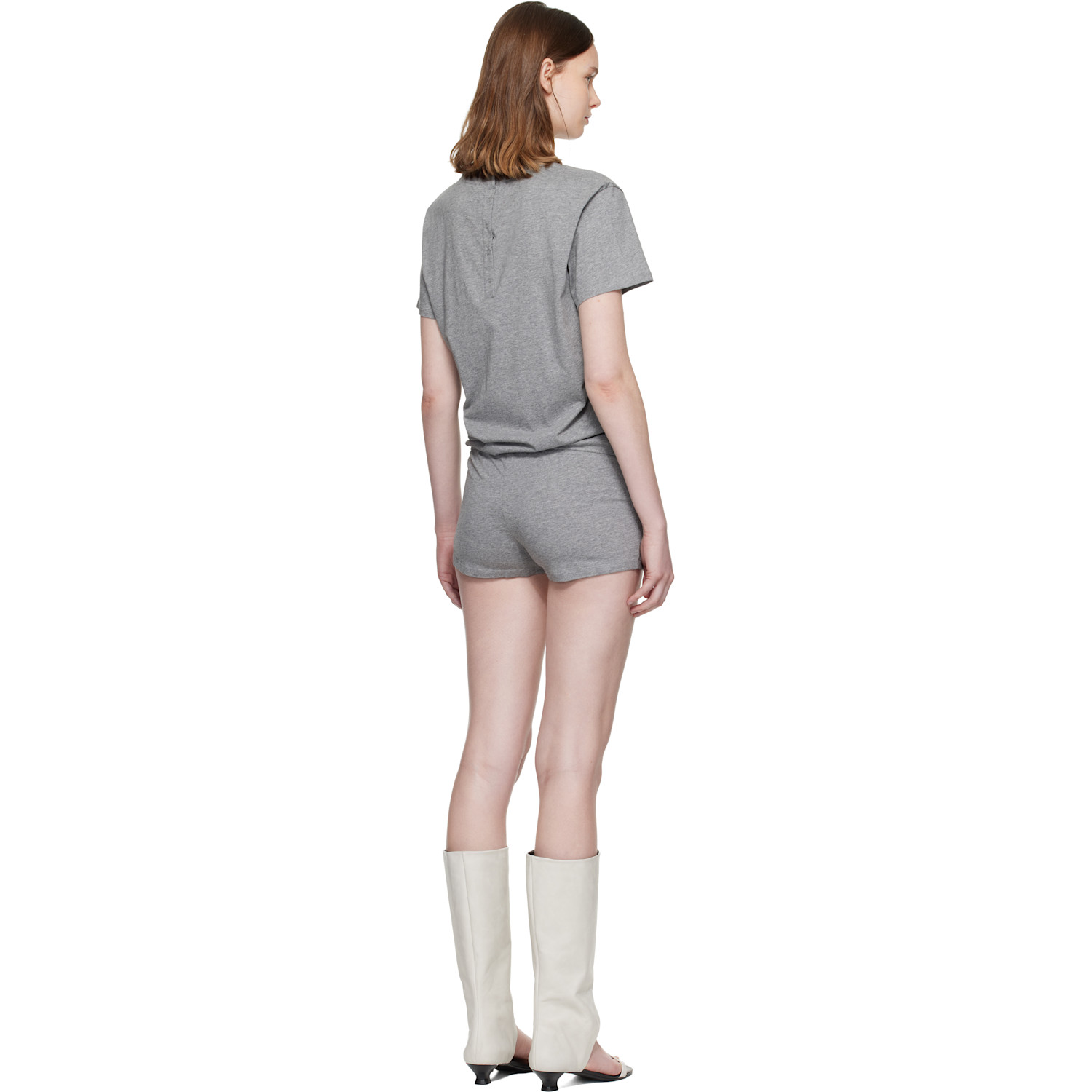  Paloma Wool Gray Larry V-neck Jumpsuit 