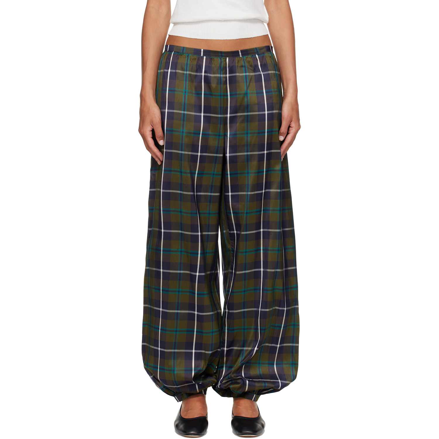 Paloma Wool Navy Boza Trousers
