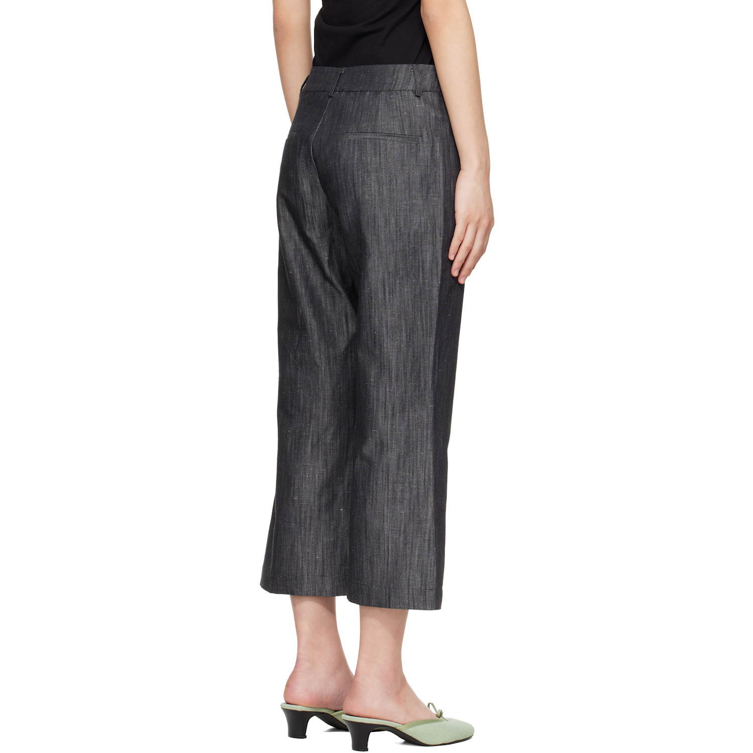  Paloma Wool Gray Sibily Denim Trousers 