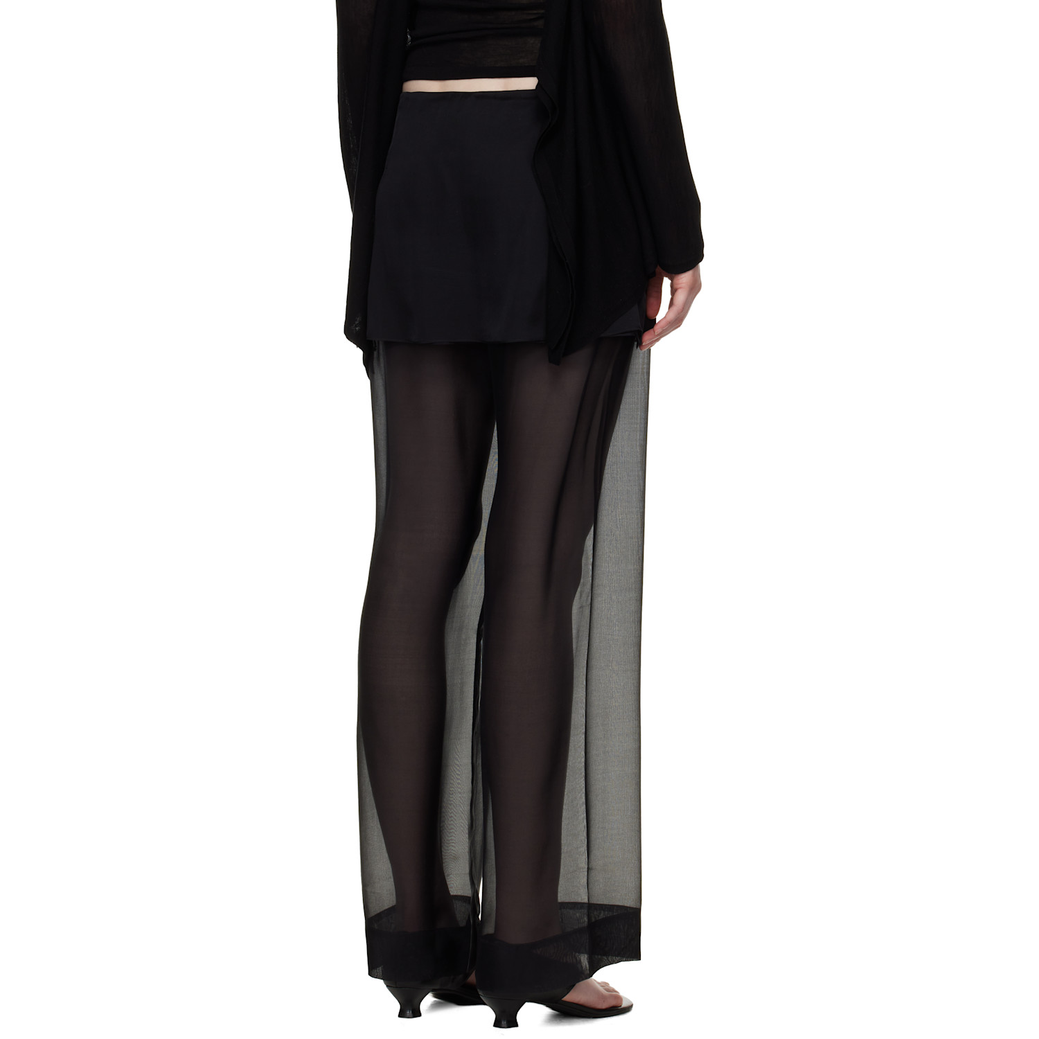  Paloma Wool Black Silk Archive Trousers 