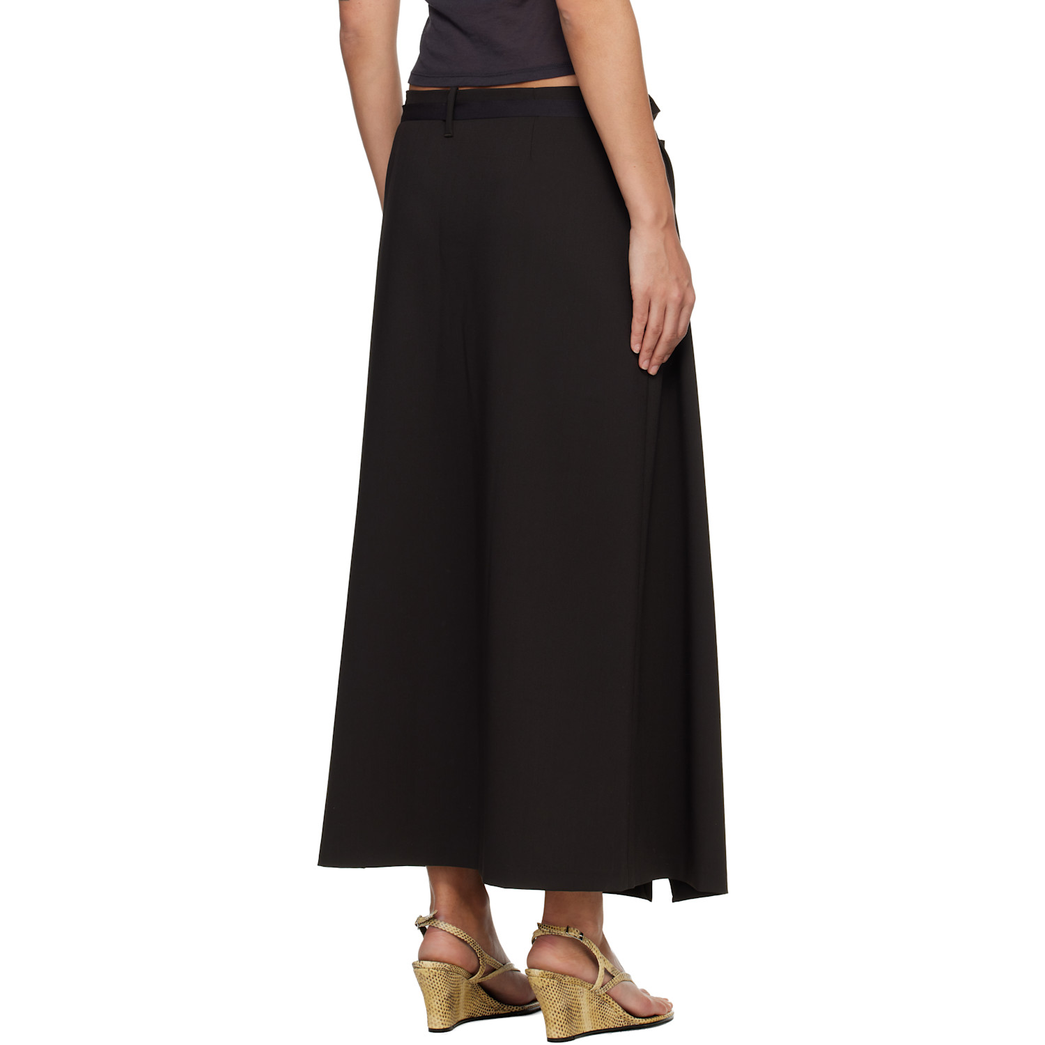  Paloma Wool Brown Blont Midi Skirt 