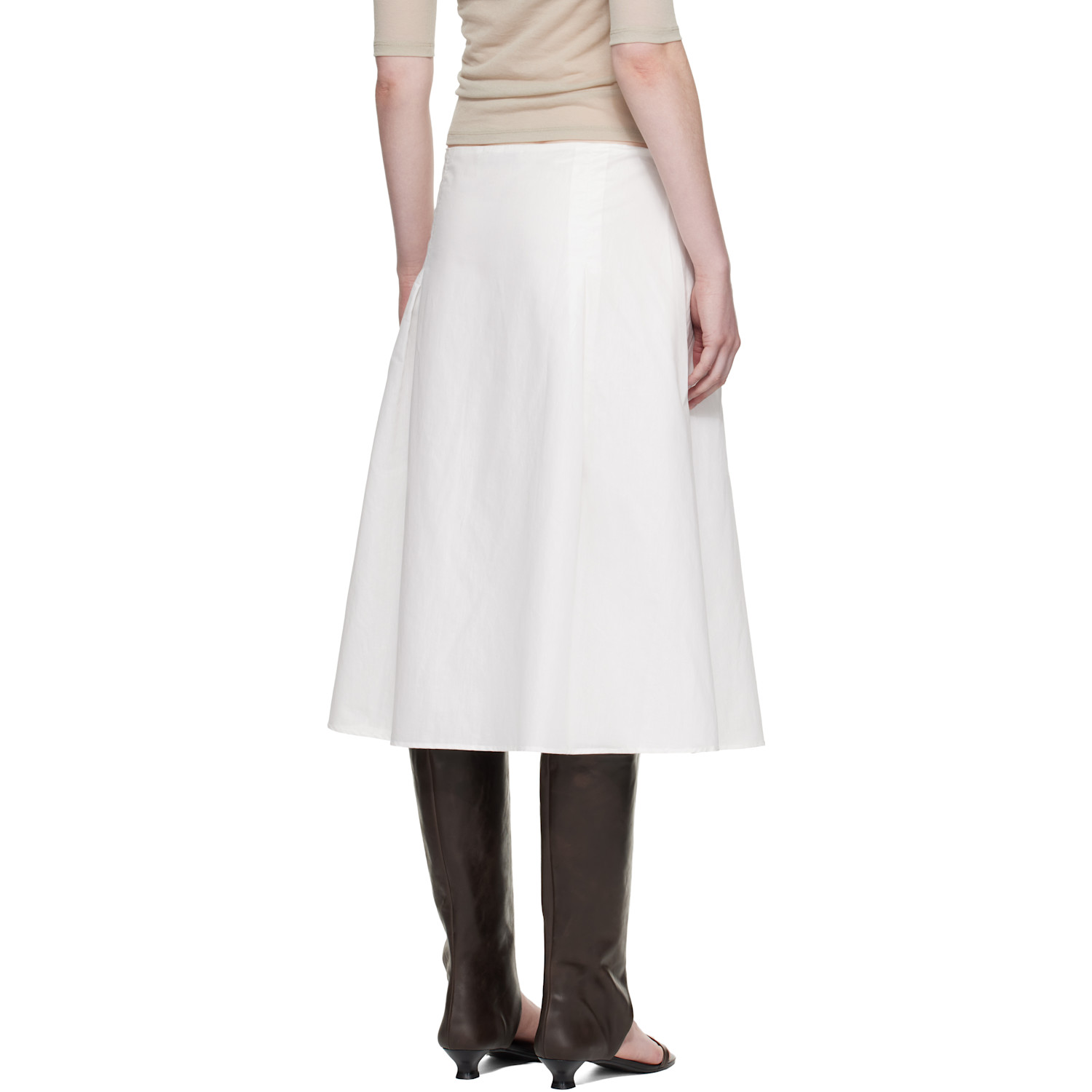  Paloma Wool White Dimi Midi Skirt 