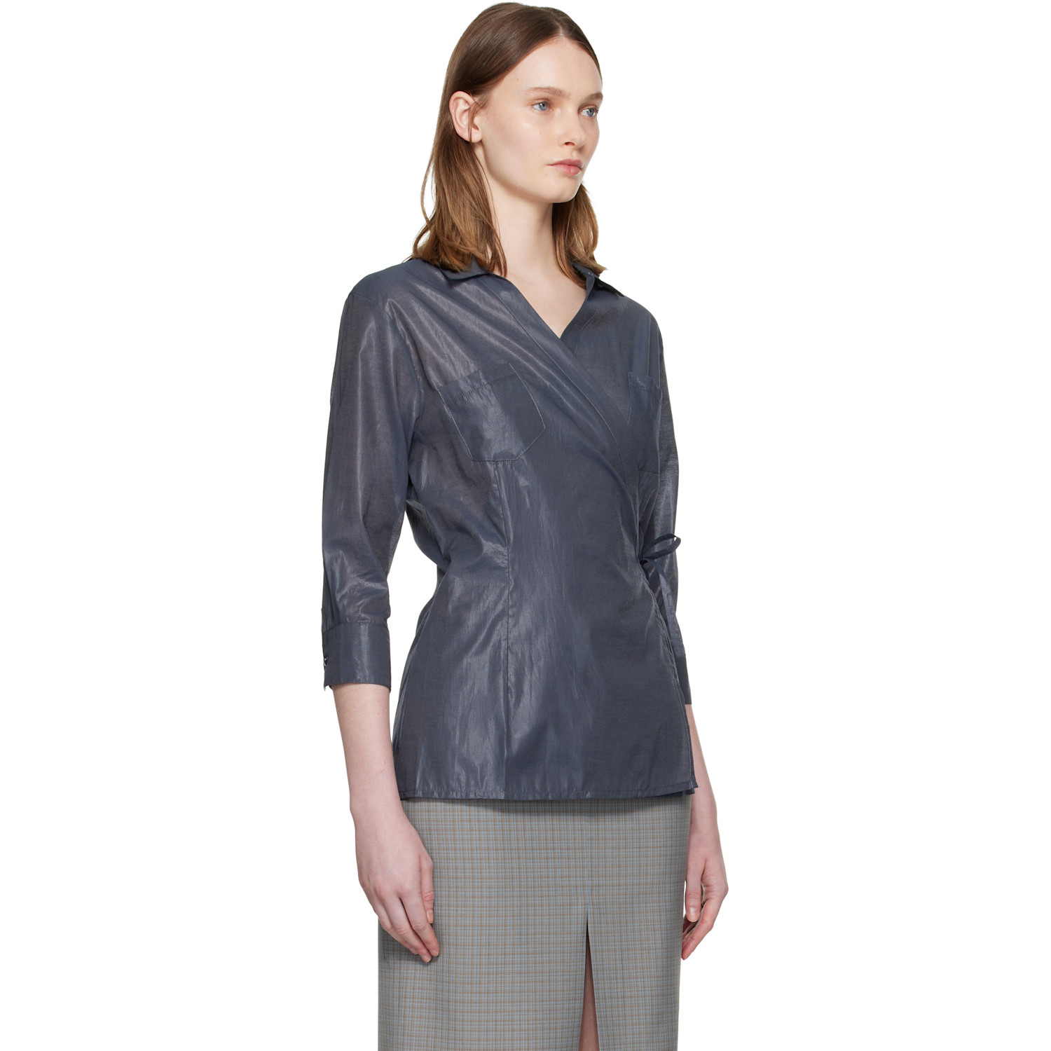  Paloma Wool Navy Ricer Shirt 