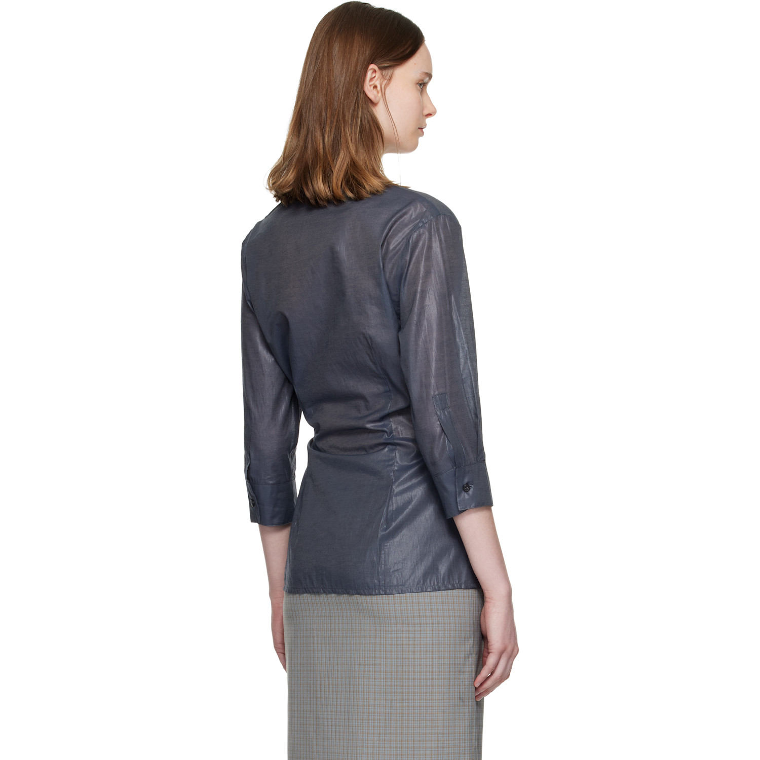  Paloma Wool Navy Ricer Shirt 