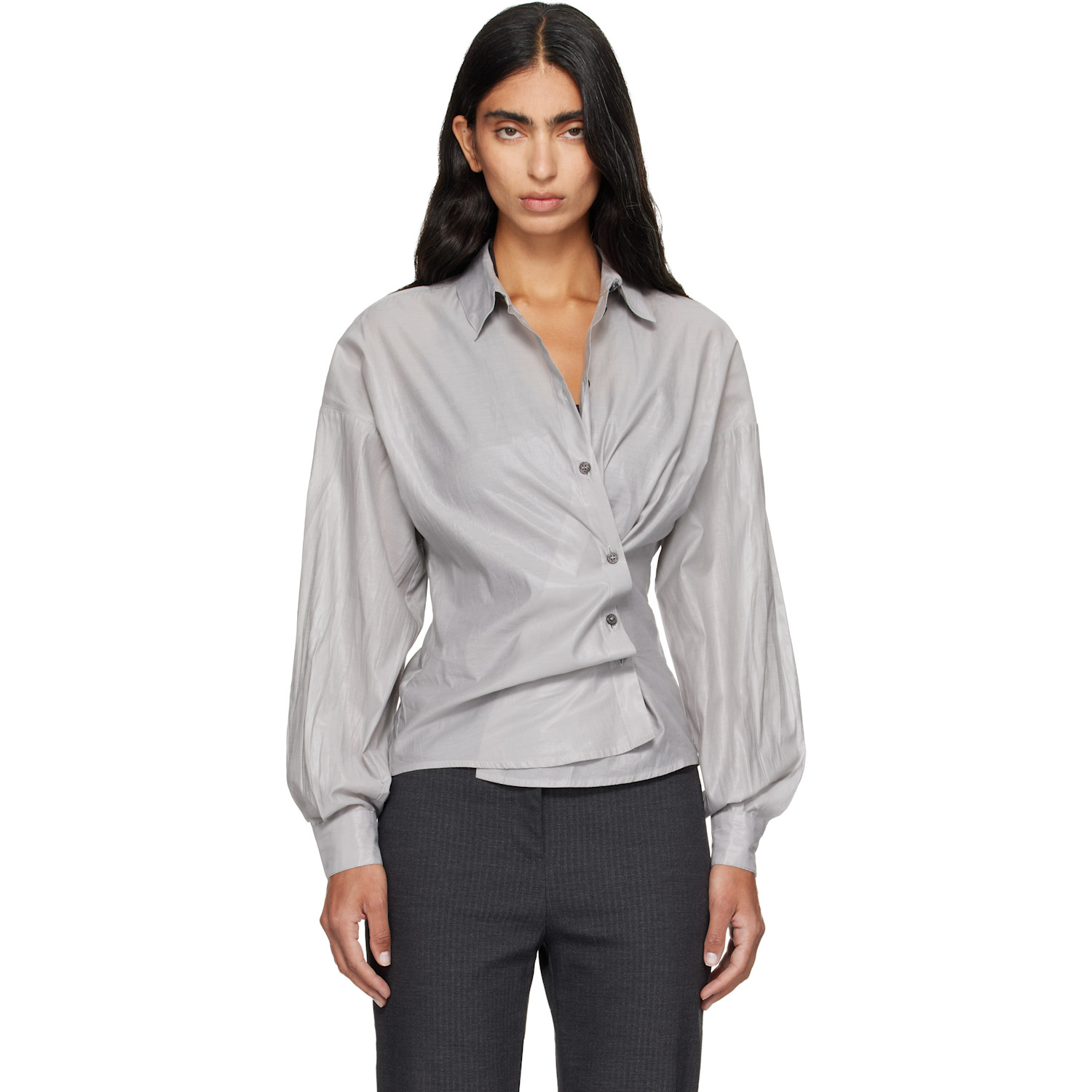 Paloma Wool Aquila Stretch Organic Cotton Graphic T-Shirt in Ecru 