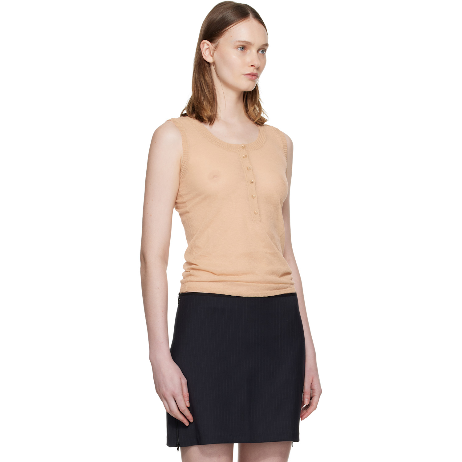  Paloma Wool Beige Velata Tank Top 