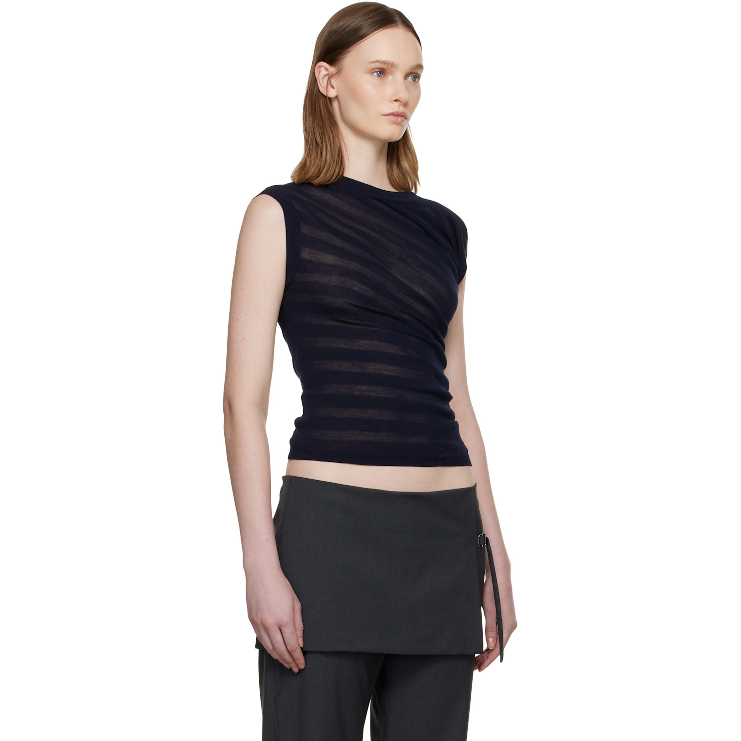  Paloma Wool Navy Raven Top 