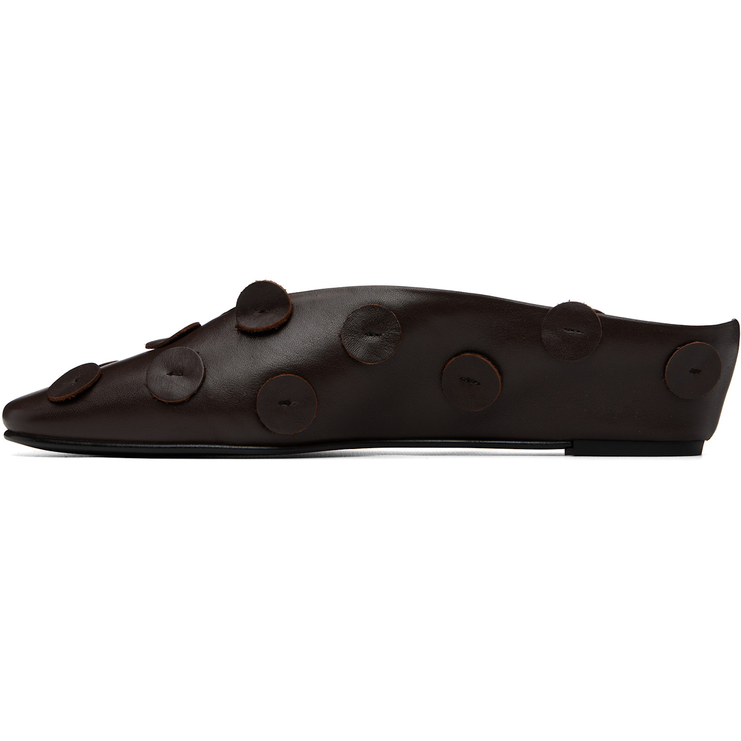  Paloma Wool Brown Fernanda Dots Mule Flats 