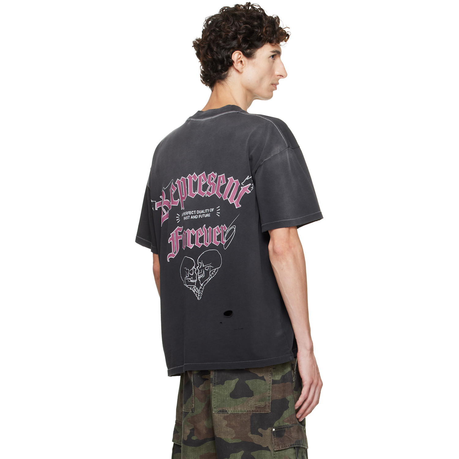 Represent Black Duality T-shirt In Black