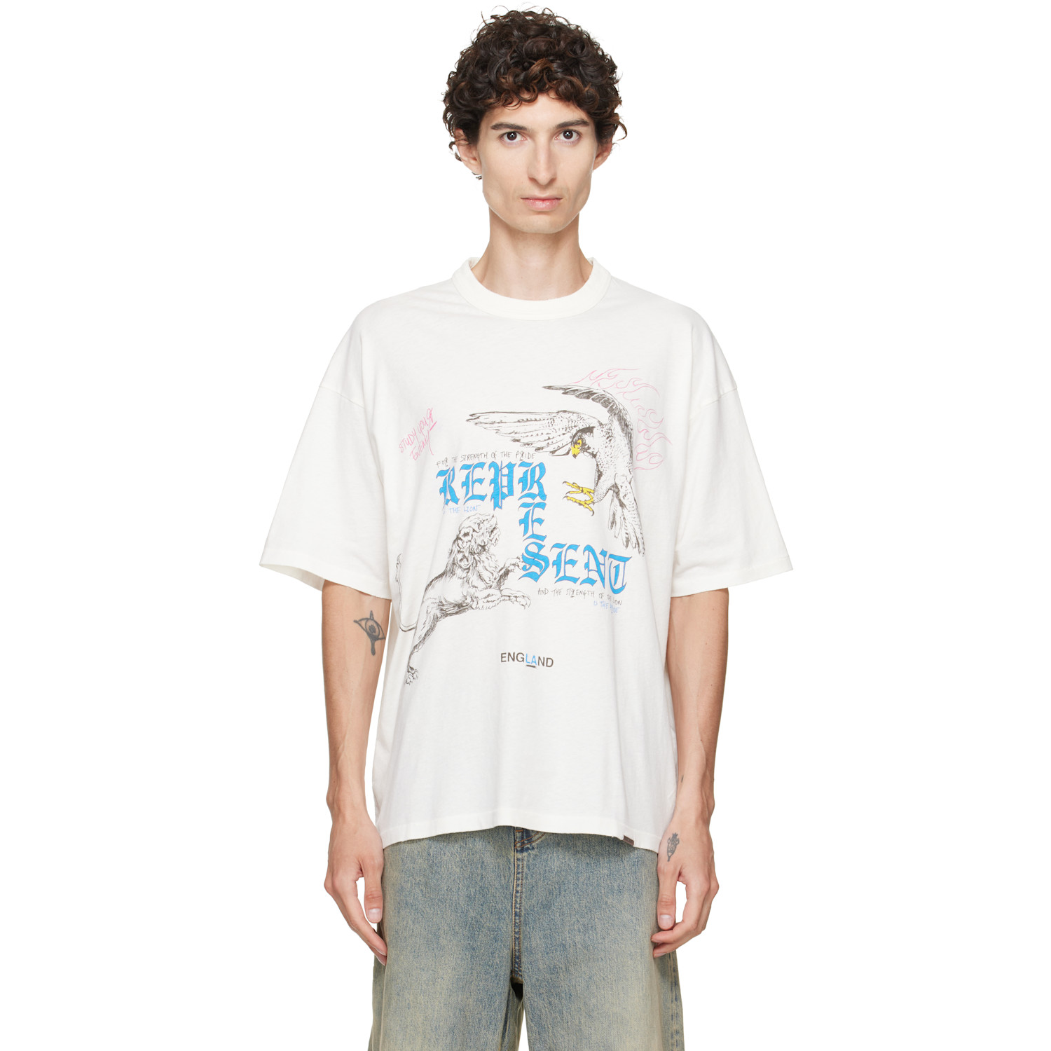 Represent White Enemy T-shirt