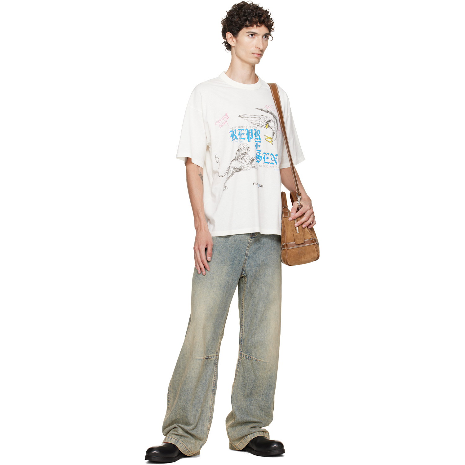 Represent White Enemy T-shirt In White