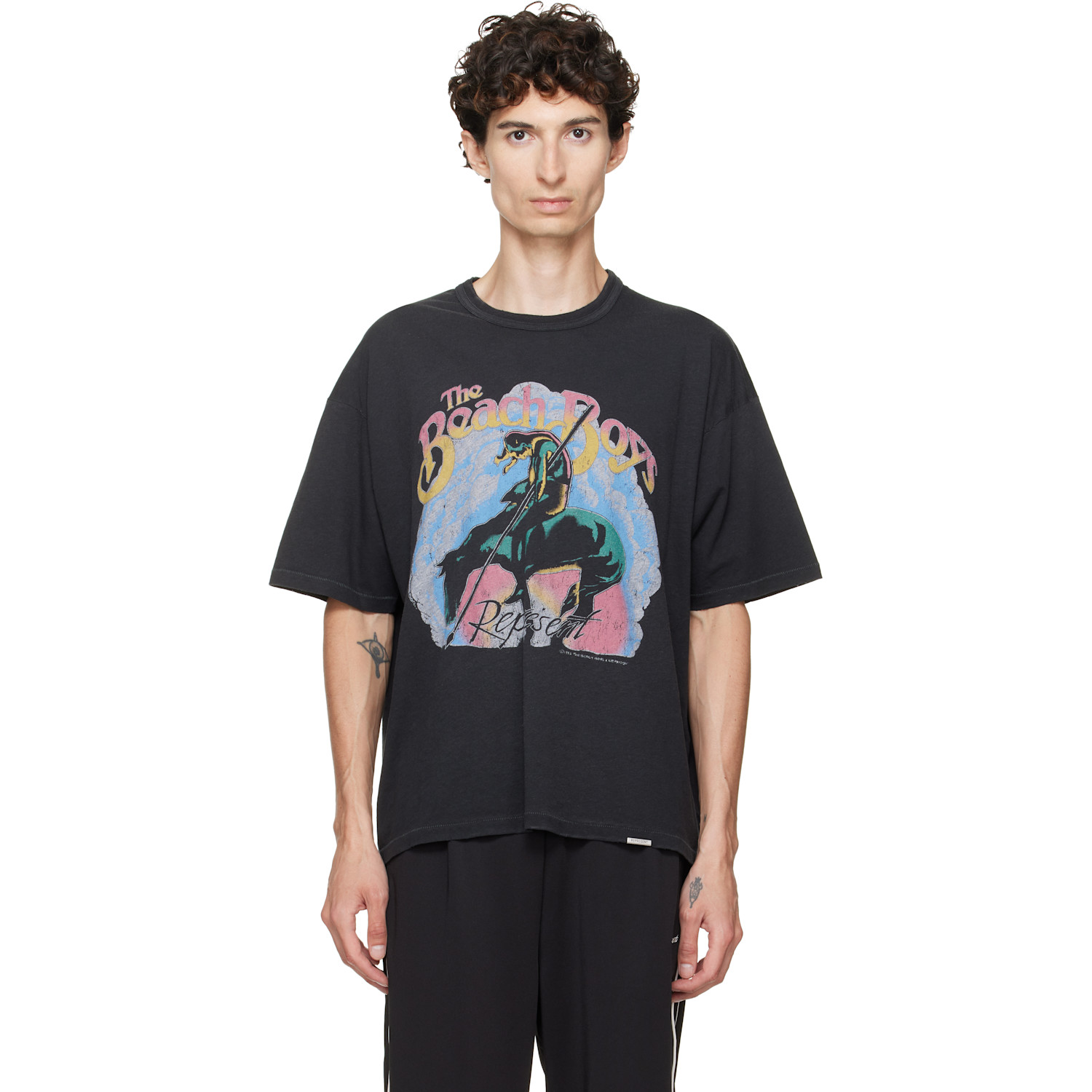 Represent Black Beach Boys T-shirt