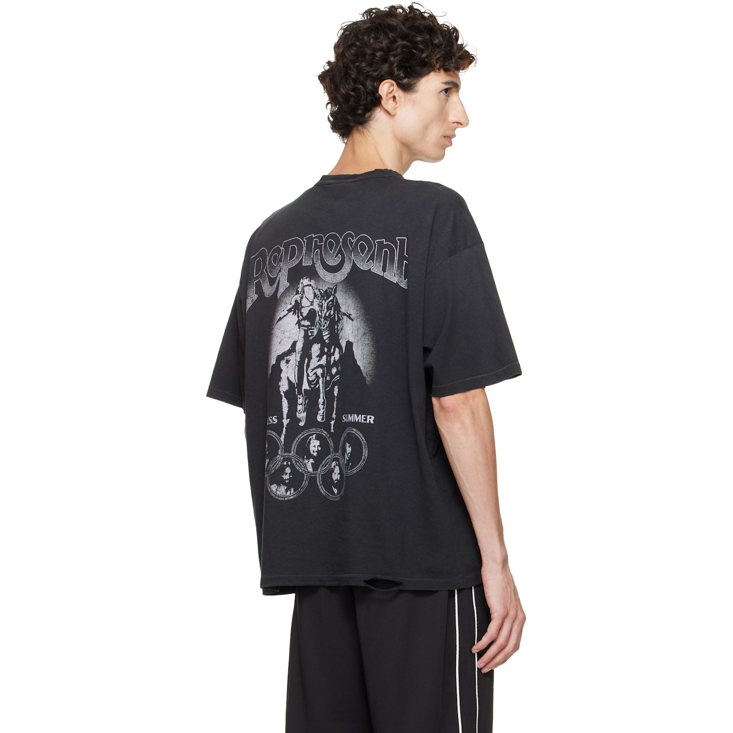 Represent Black Beach Boys T-shirt In Black