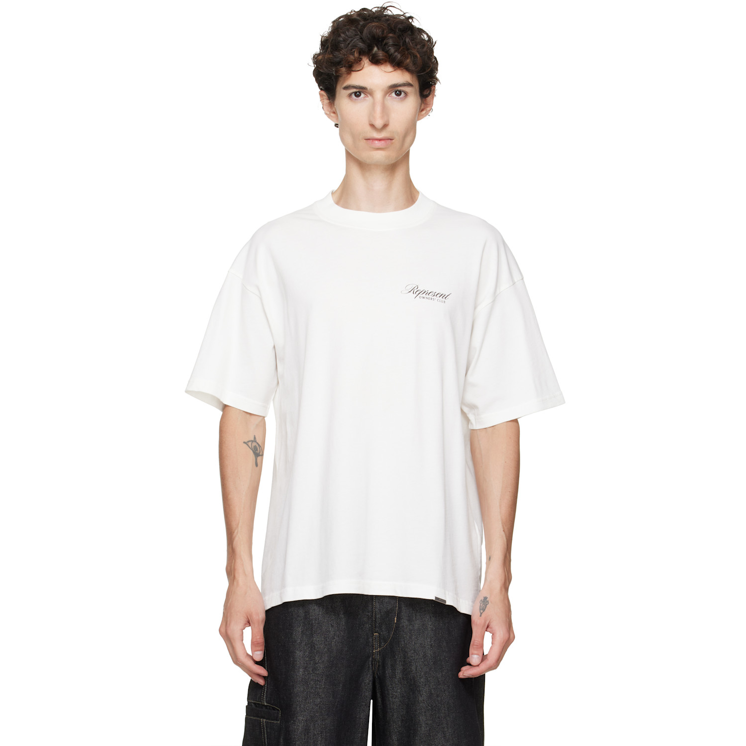 Represent White Print 'owners Club' T-shirt