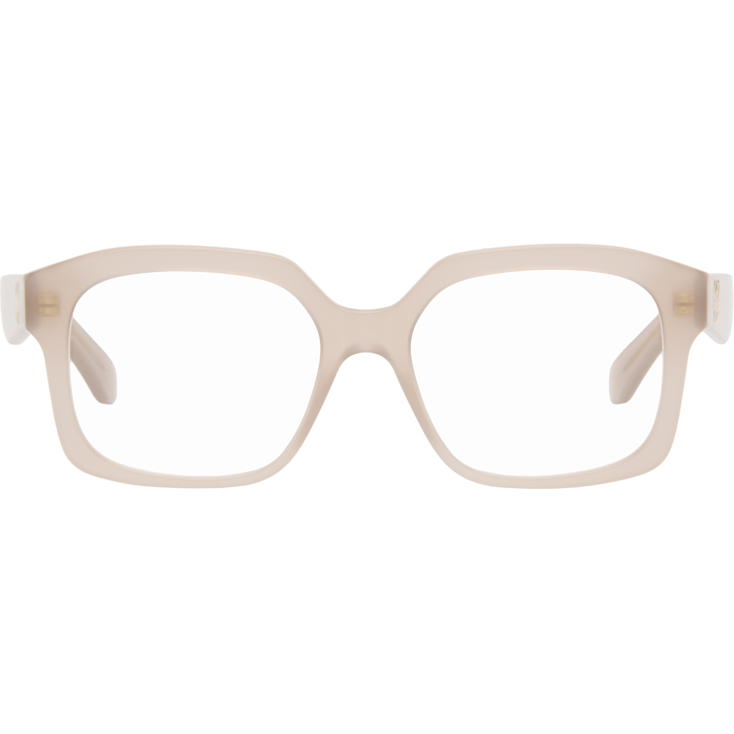 LOEWE Taupe Anagram Glasses