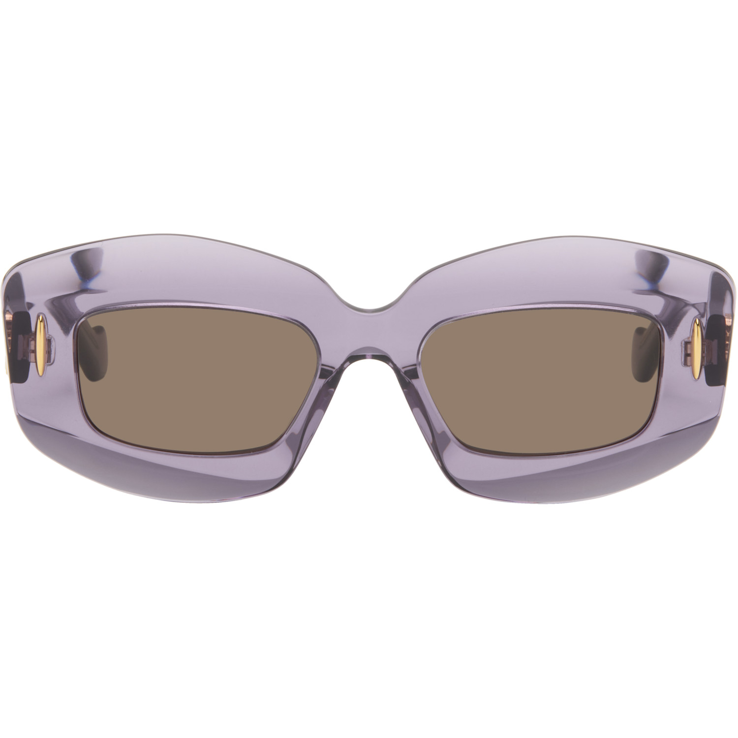 LOEWE Purple Anagram Sunglasses