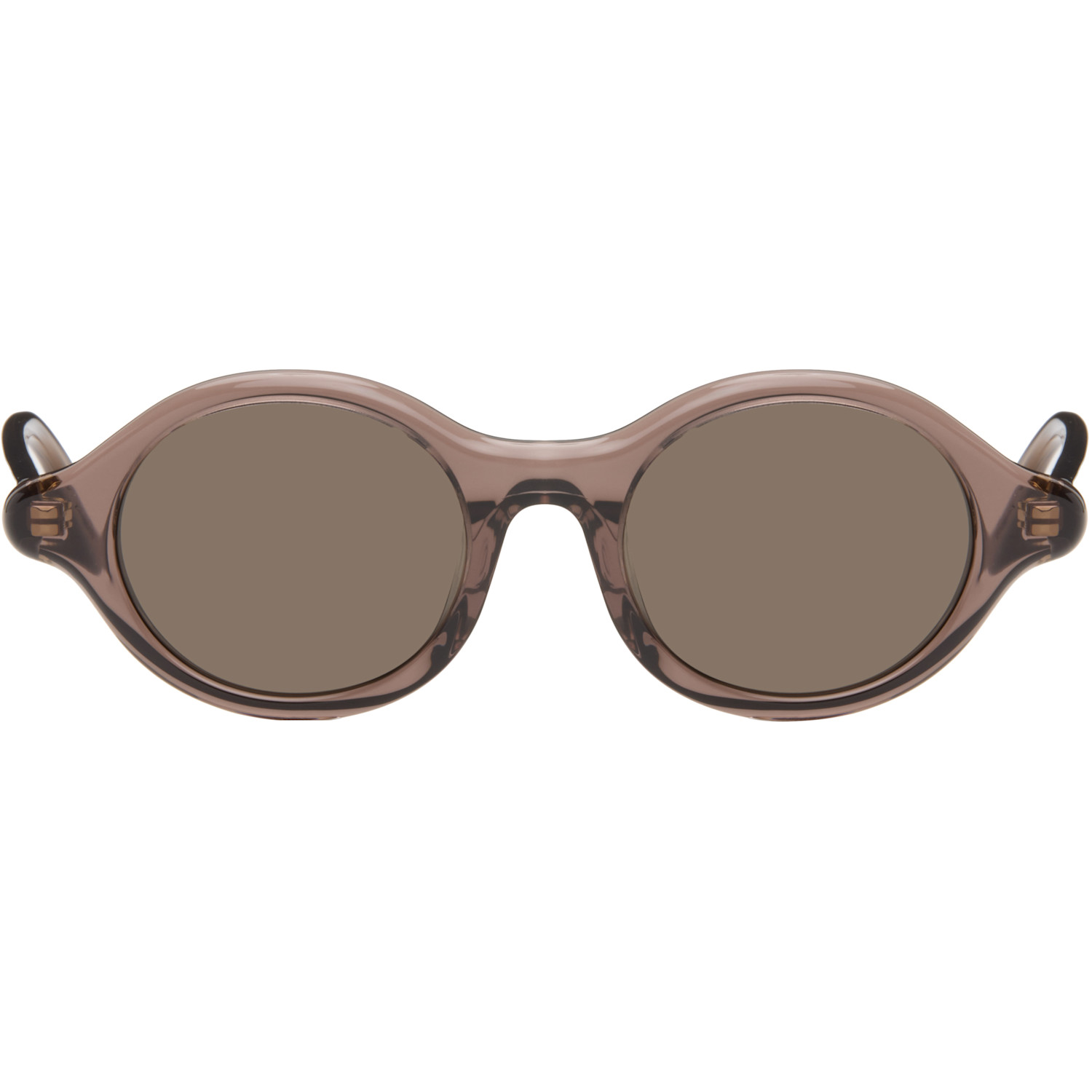 LOEWE Brown Slim Round Sunglasses