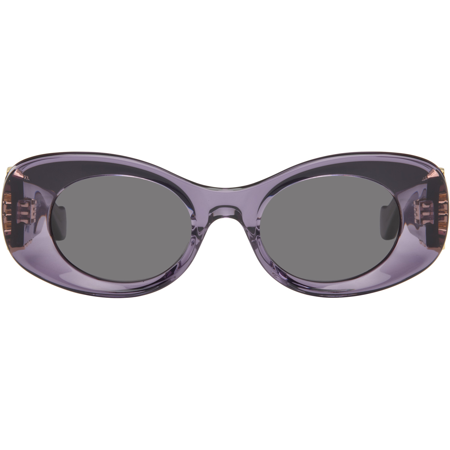 LOEWE Purple Anagram Sunglasses