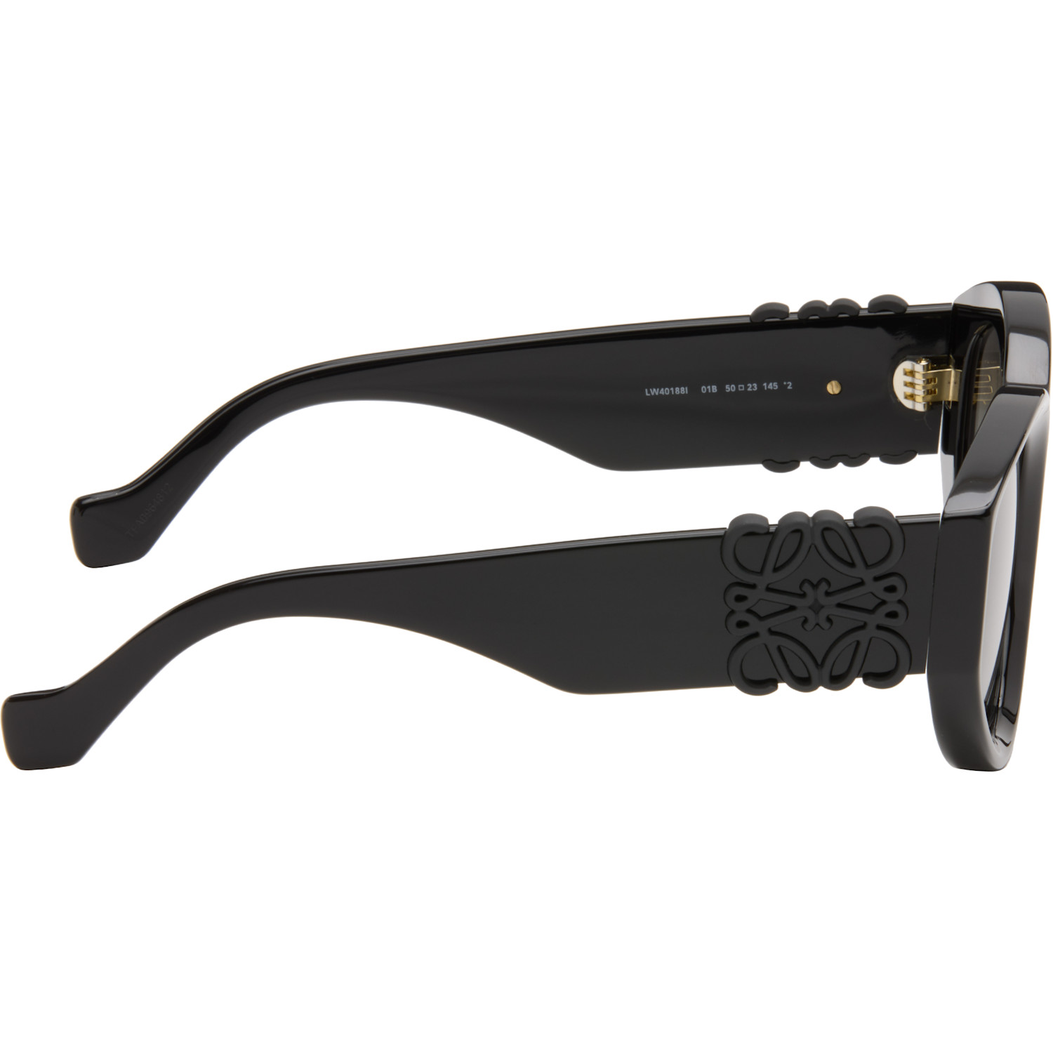  Loewe Black Maxi Anagram Butterfly Sunglasses 