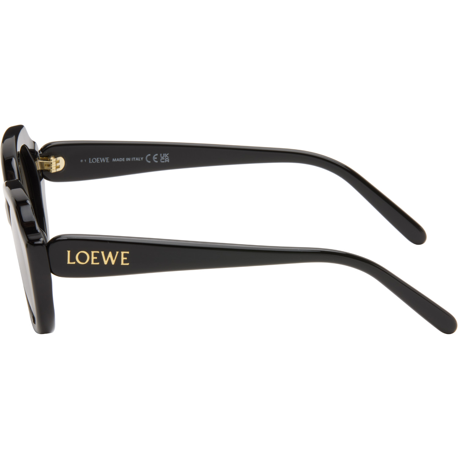  Loewe Black Slim Sunglasses 
