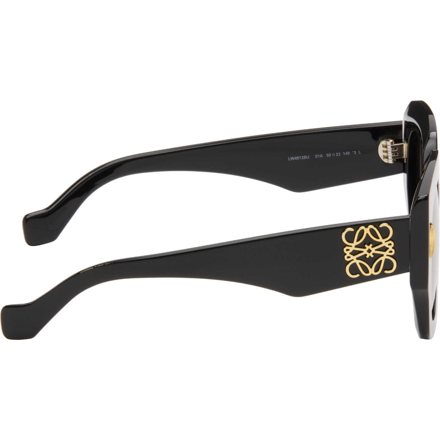  Loewe Black Square Anagram Sunglasses 