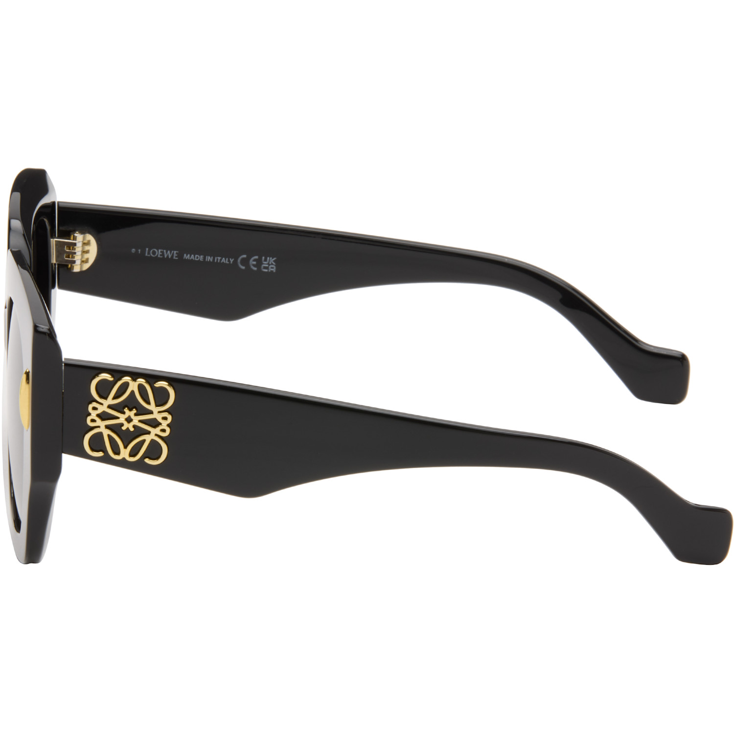  Loewe Black Square Anagram Sunglasses 