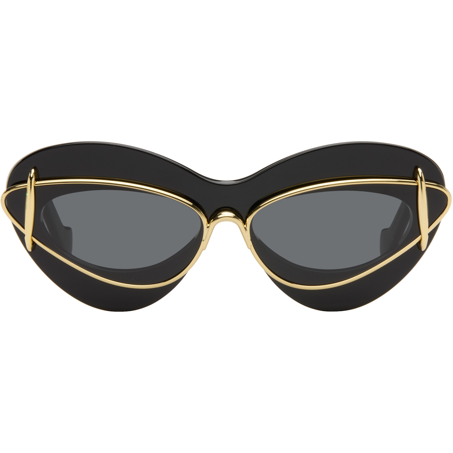 LOEWE Black Double Frame Sunglasses