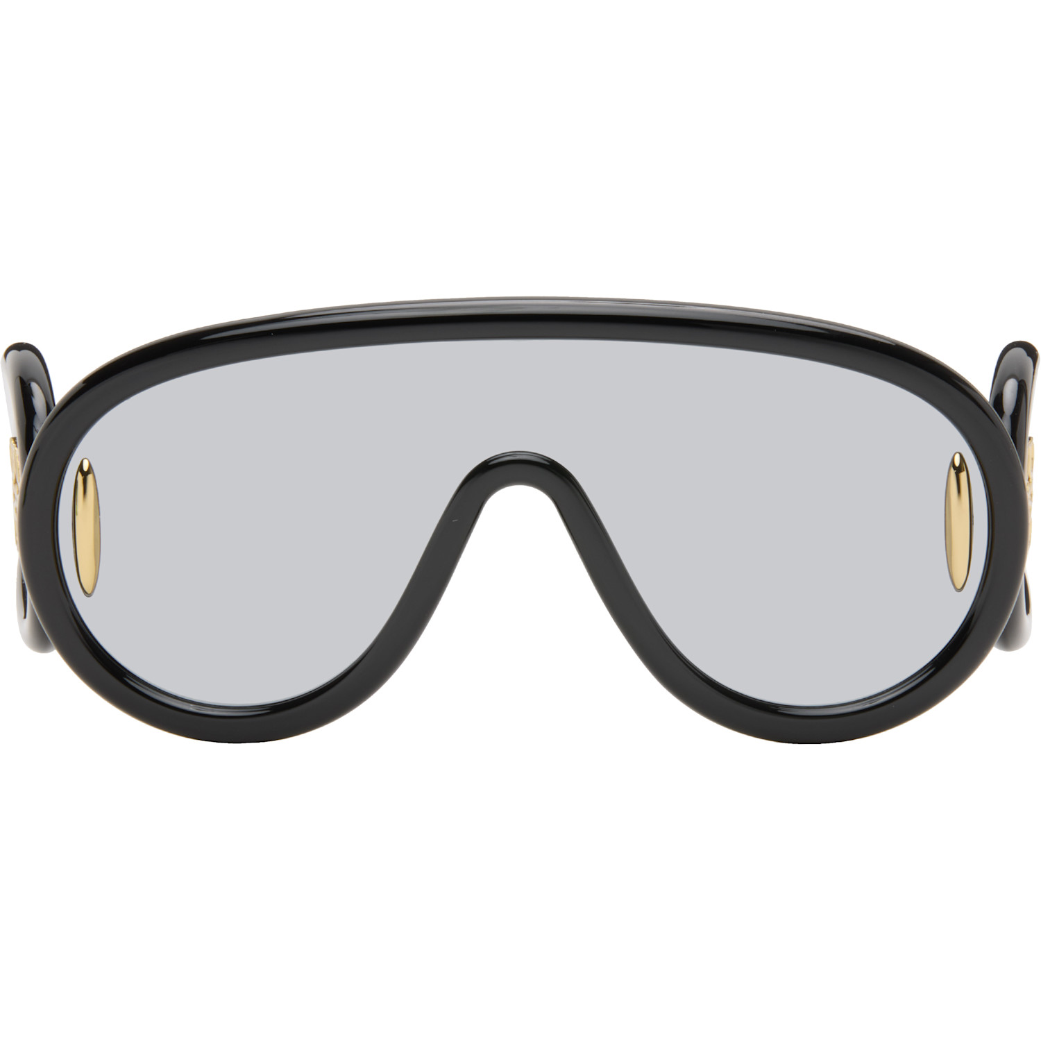 LOEWE Black Wave Mask Sunglasses
