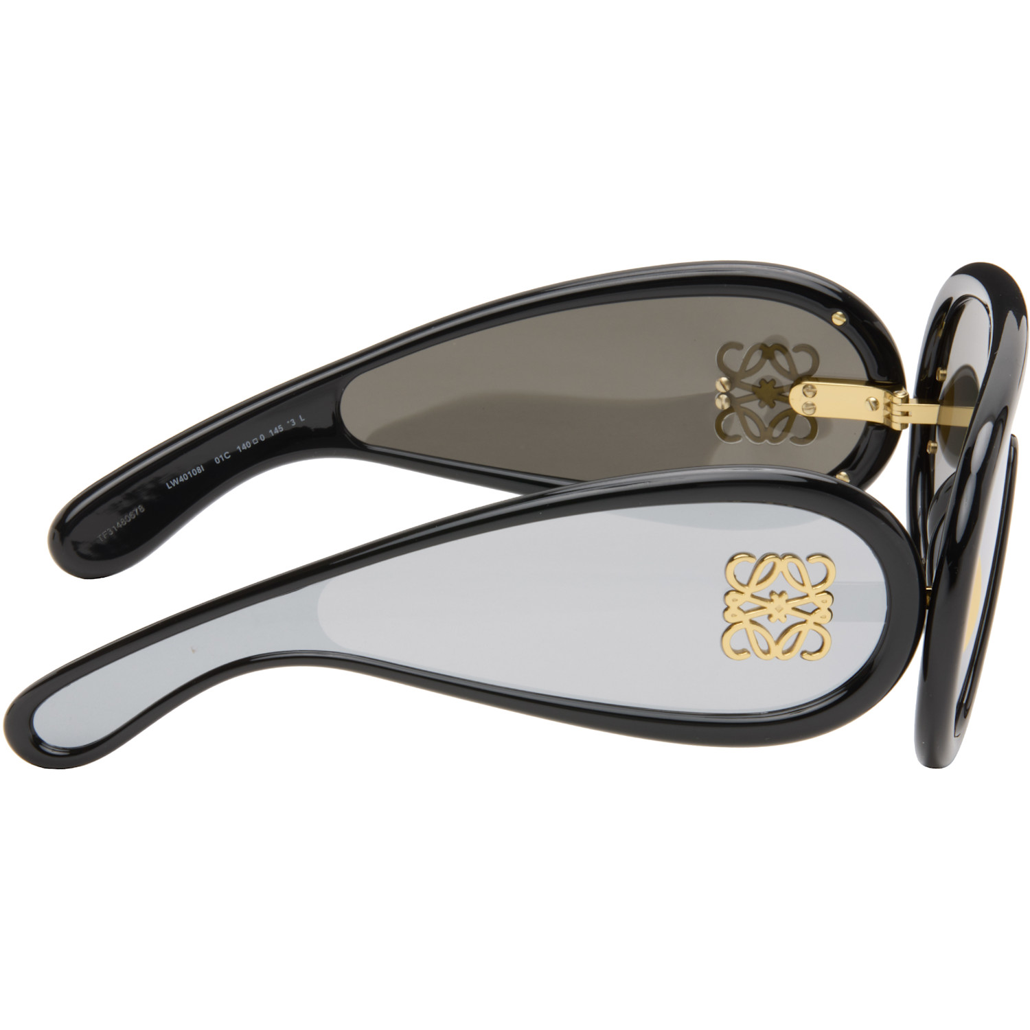  Loewe Black Wave Mask Sunglasses 