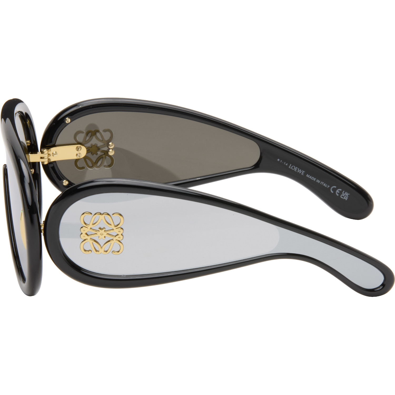  Loewe Black Wave Mask Sunglasses 