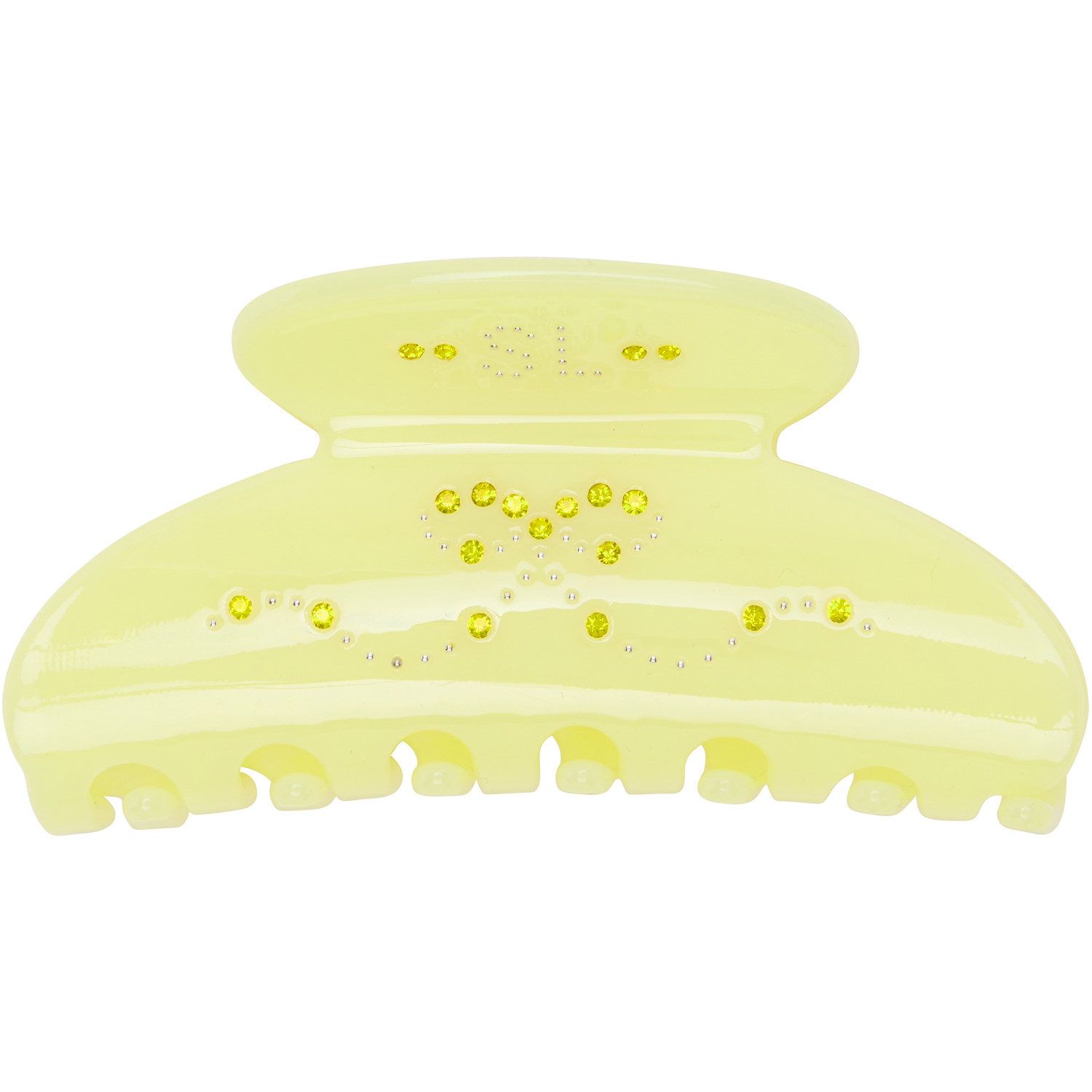  Sandy Liang Yellow Princess Hair Claw Clip 