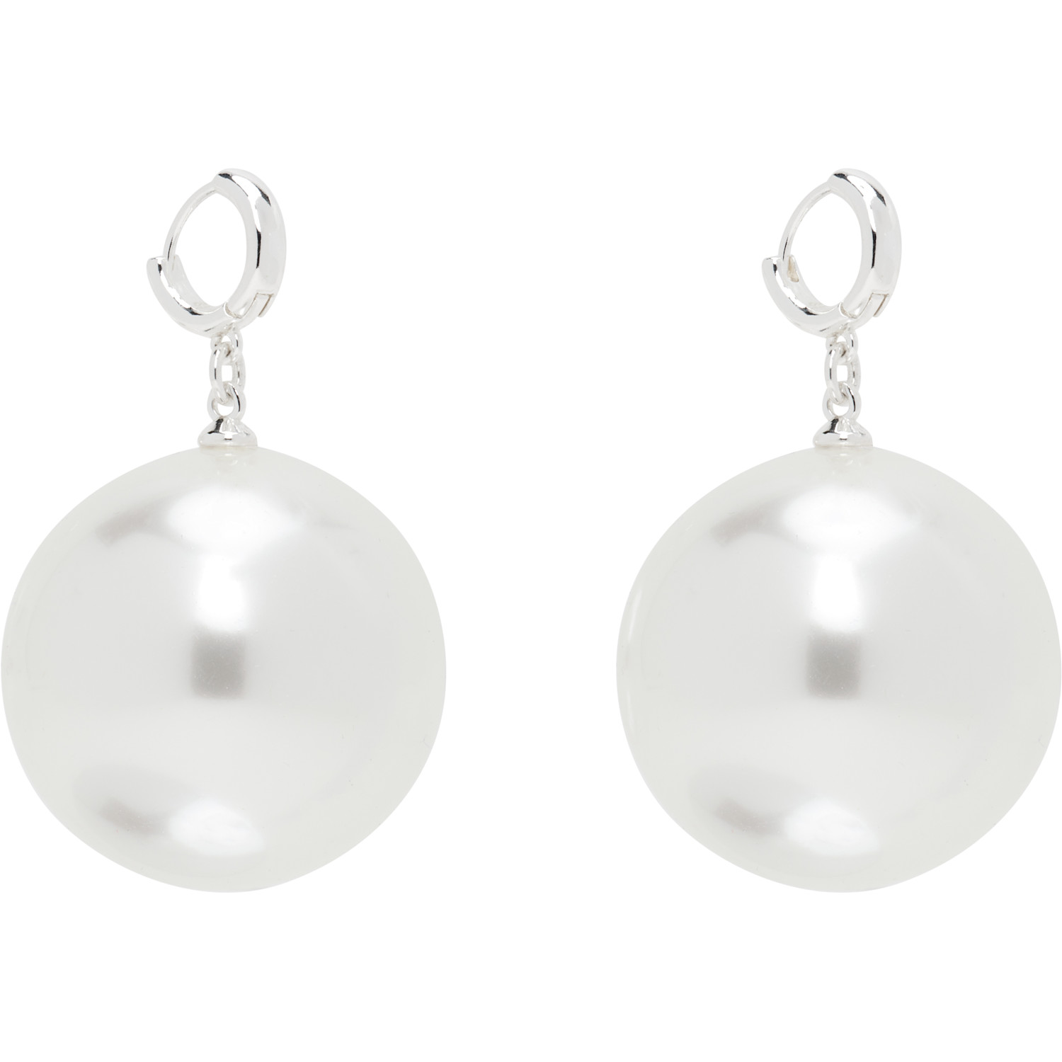  Sandy Liang Bubblegum Faux-pearl Earrings 