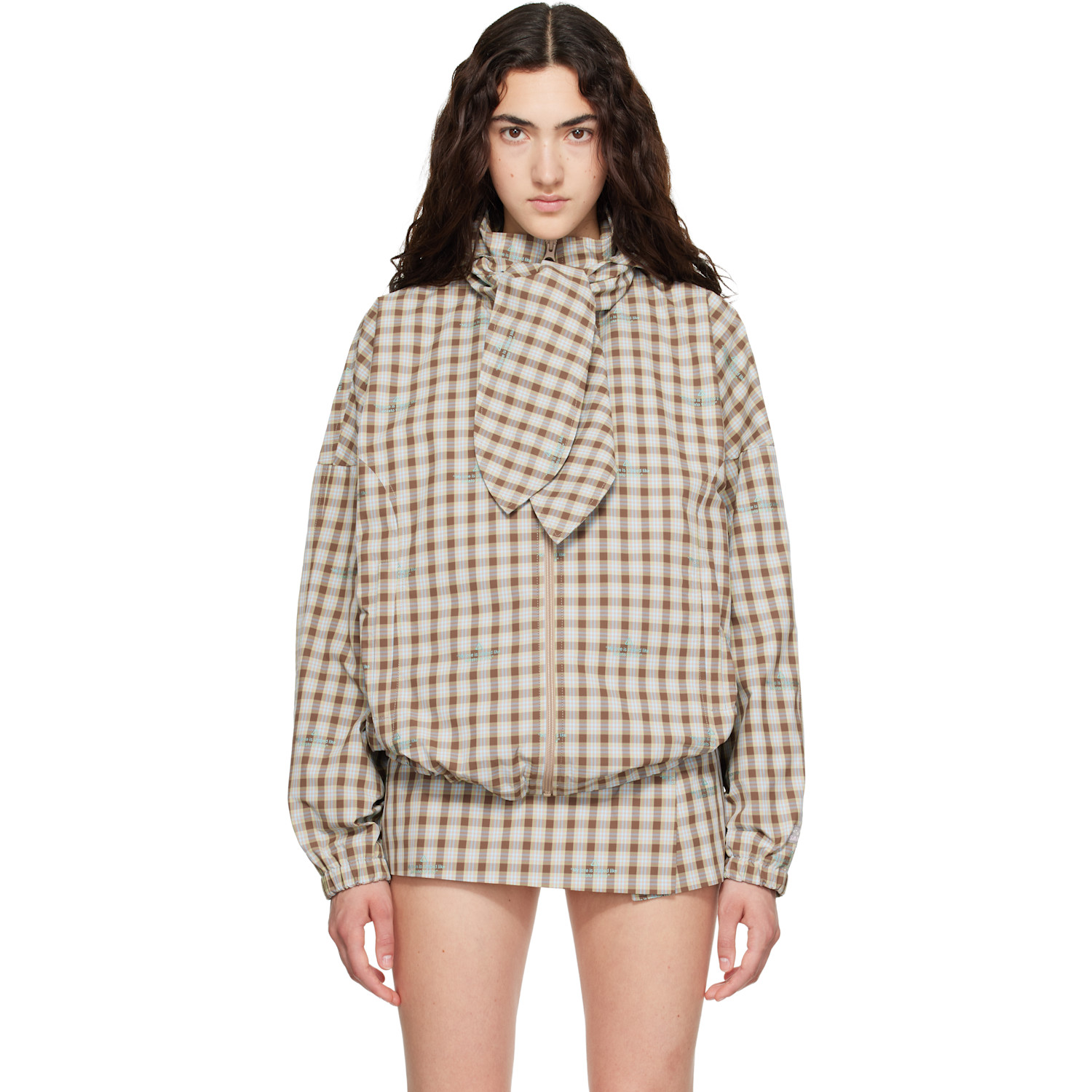 Sandy Liang Beige Eddy Jacket
