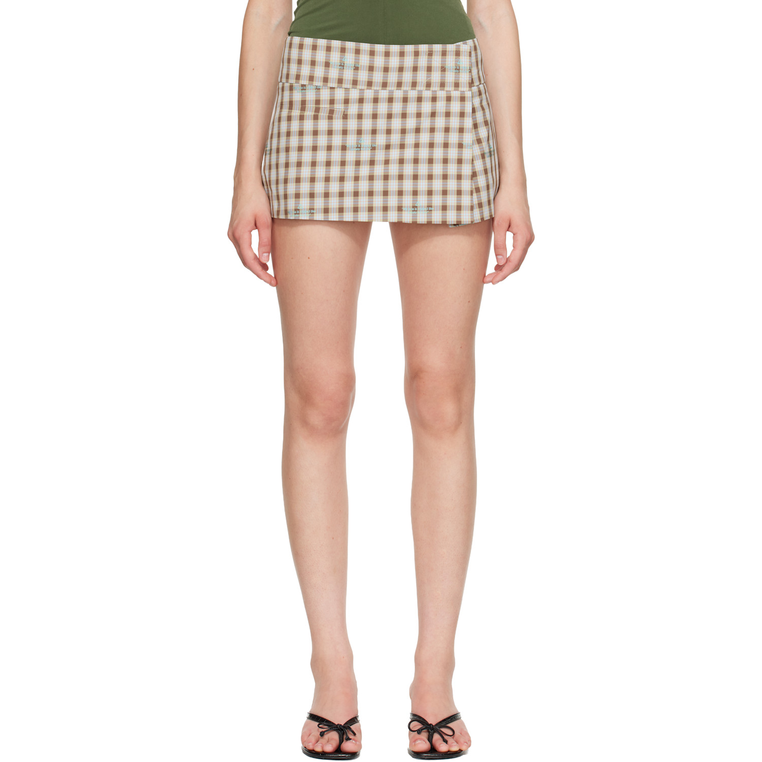 Sandy Liang Beige Pomme Skort