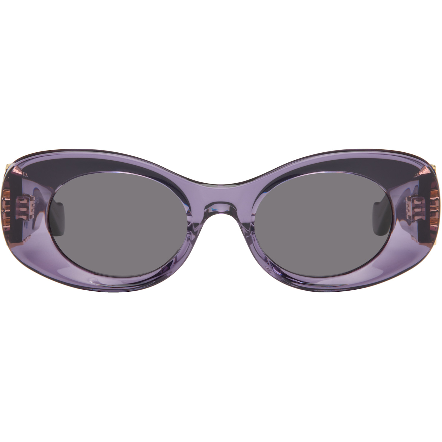 LOEWE Purple Anagram Sunglasses
