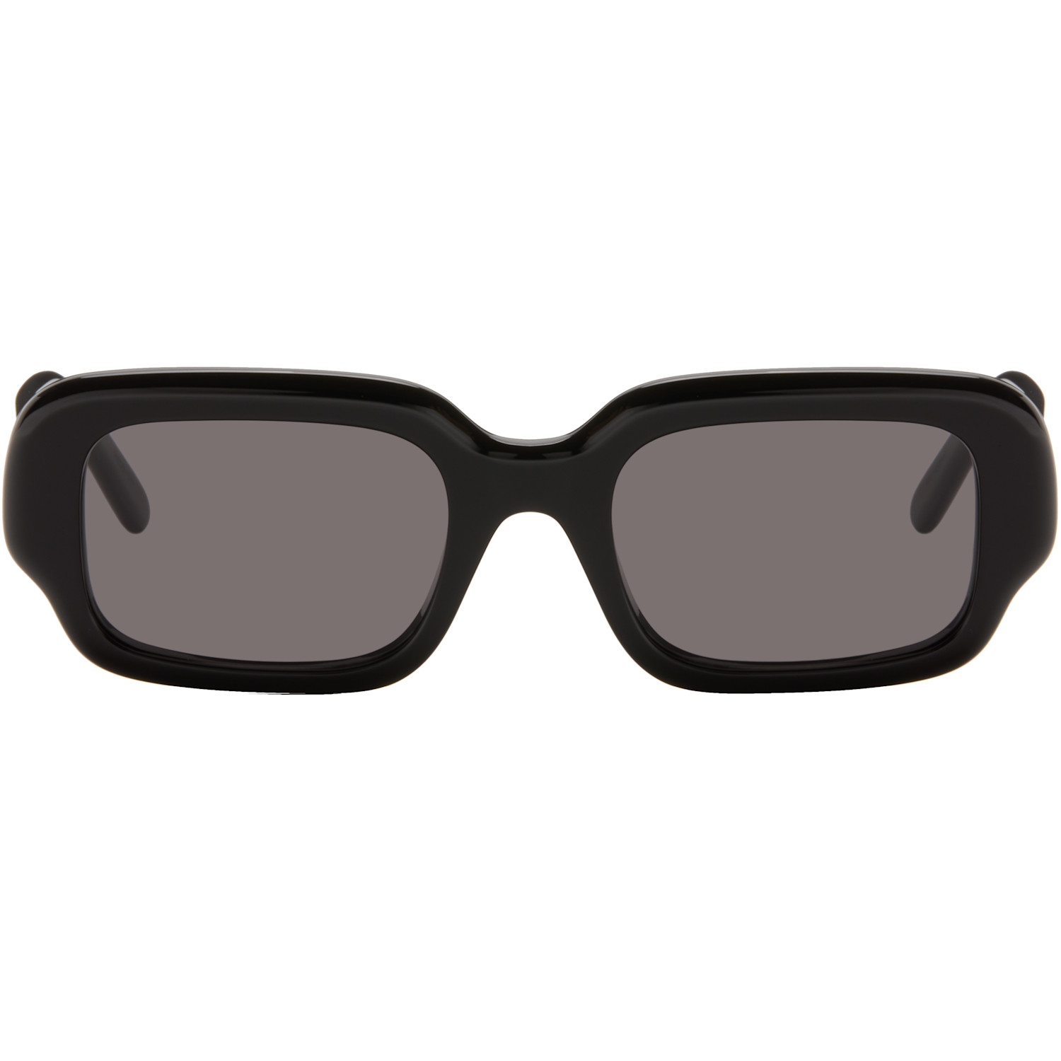 LOEWE Black Rectangular Slim Sunglasses
